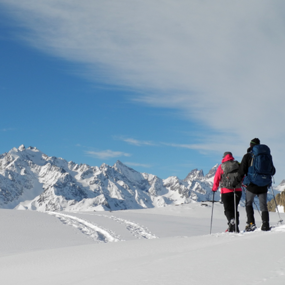 traversée de saint veran à nevache en raquettes 