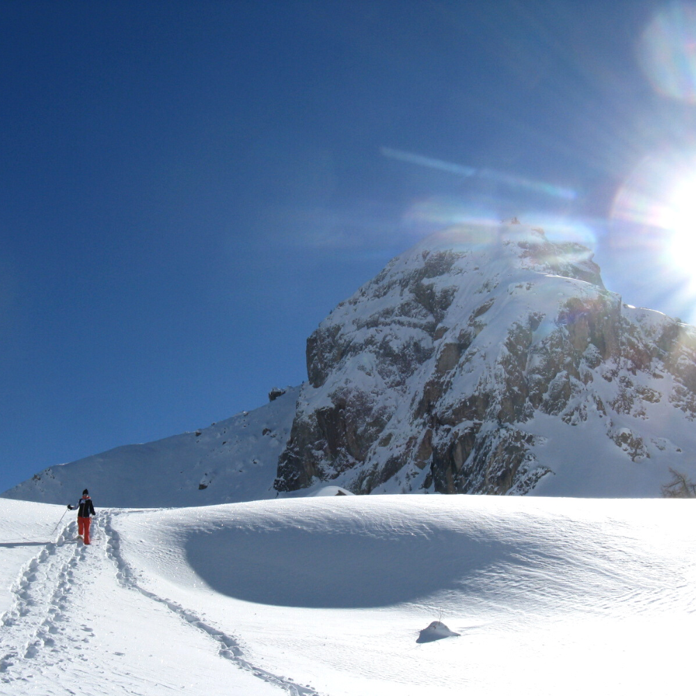 Randonnée en raquette dans les alpes du sud