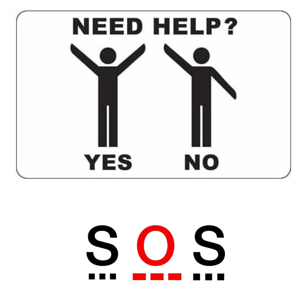 SOS en morse