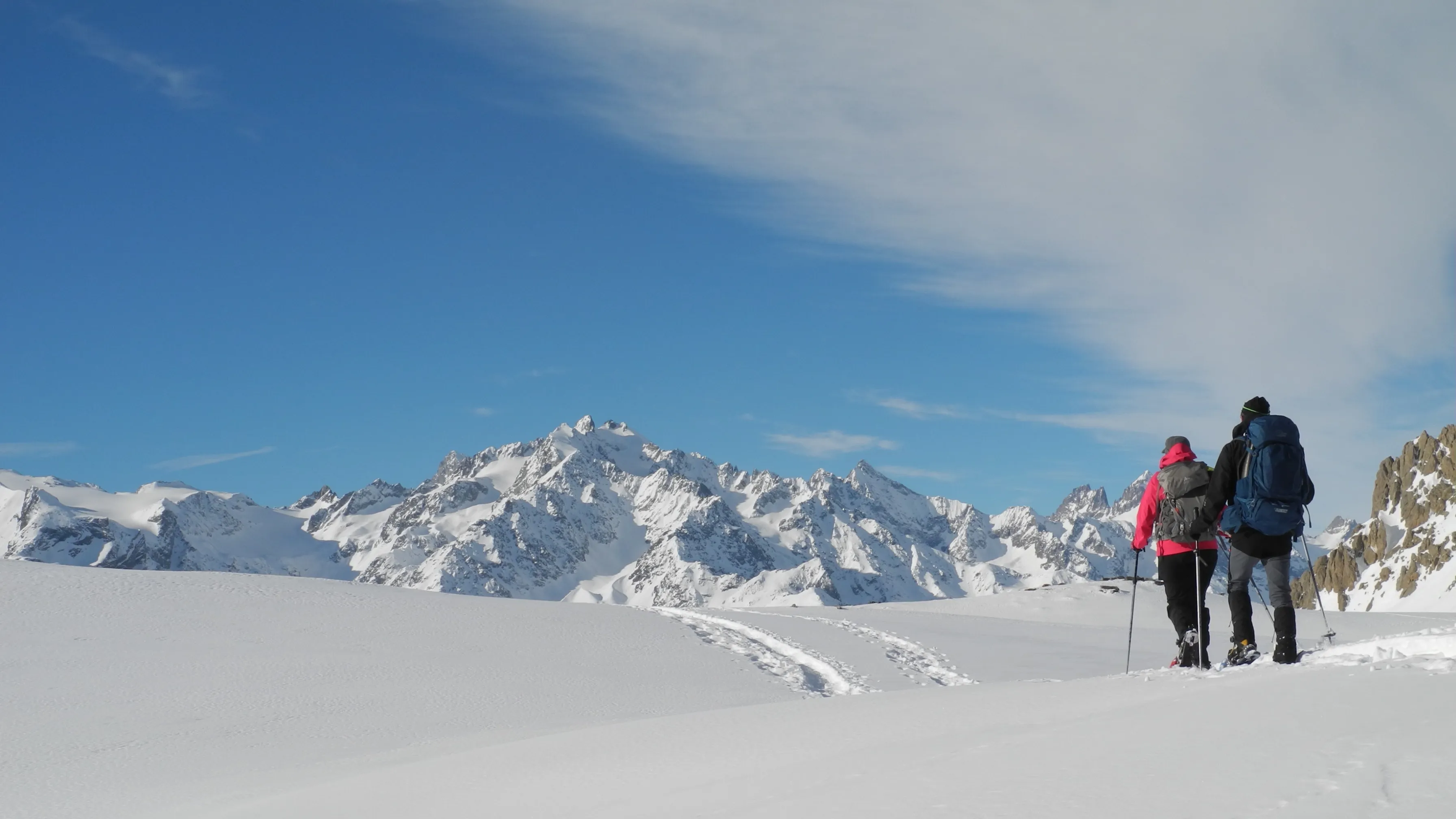 Randonnée raquettes en hiver