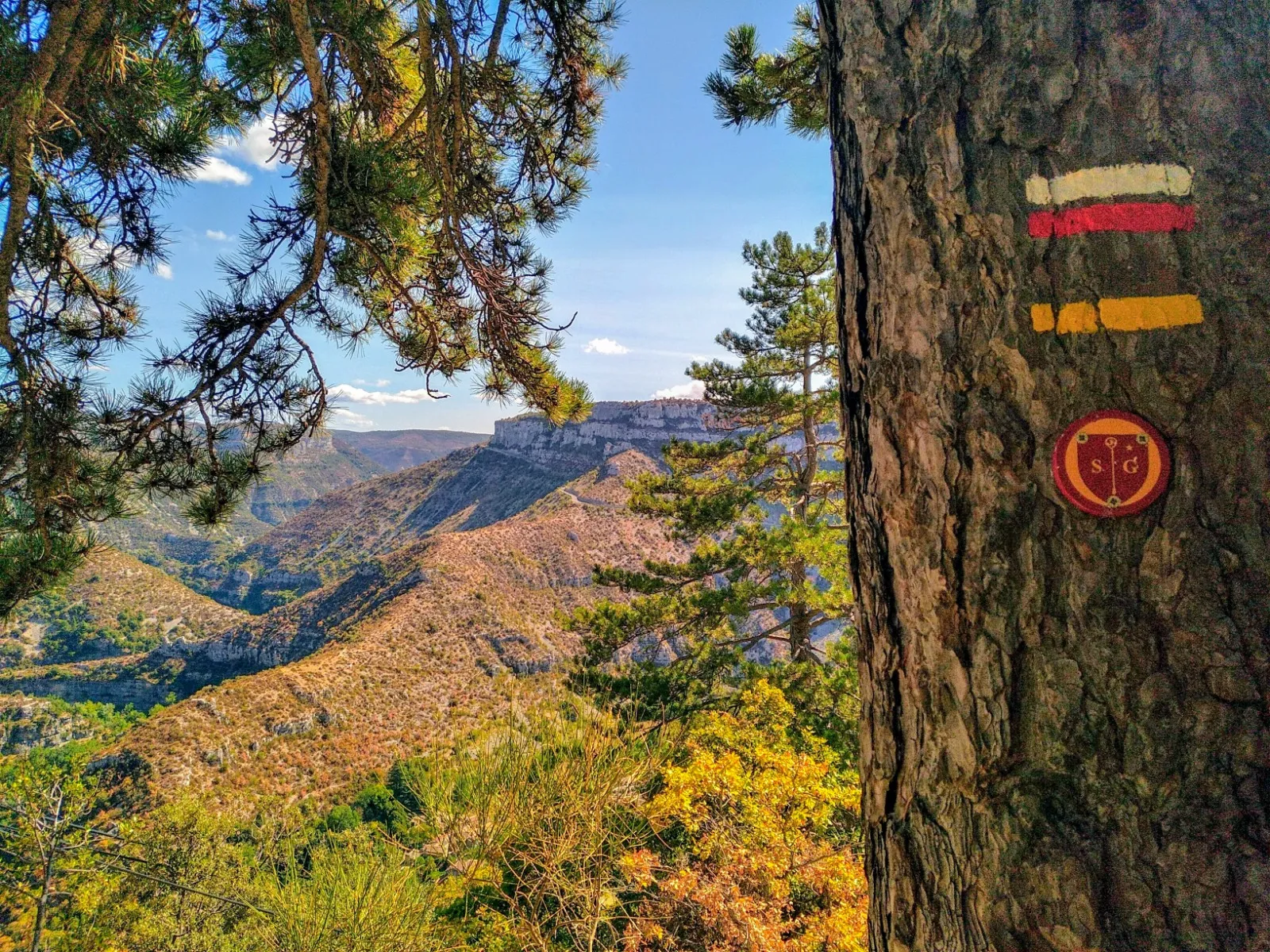 Balisage GR chemin de de Saint Guilhem