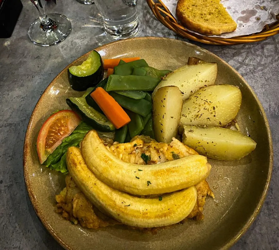 Poisson sabre à la banane spécialité de Madère
