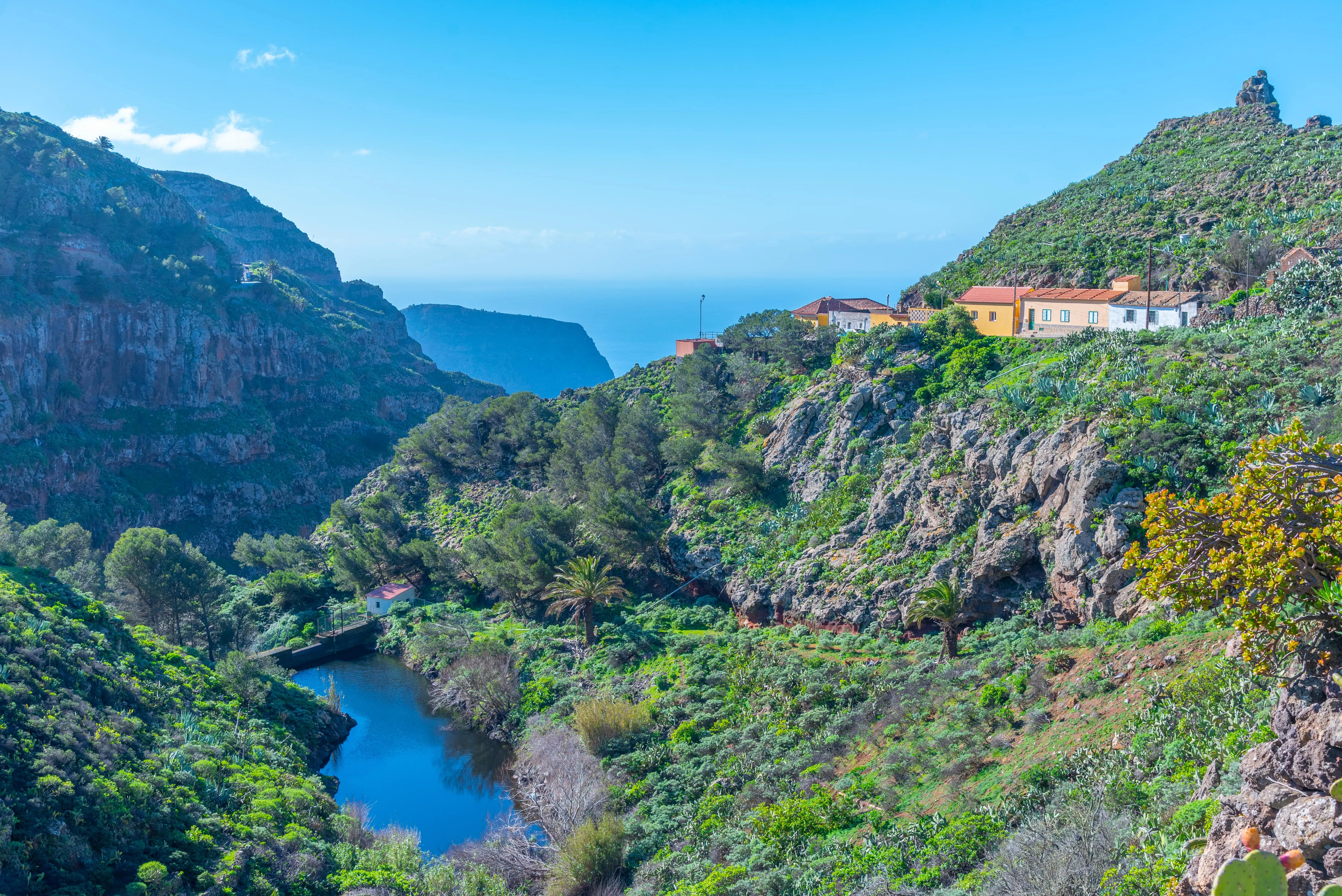 Canaries paysage : La Gamera aux îles Canaries