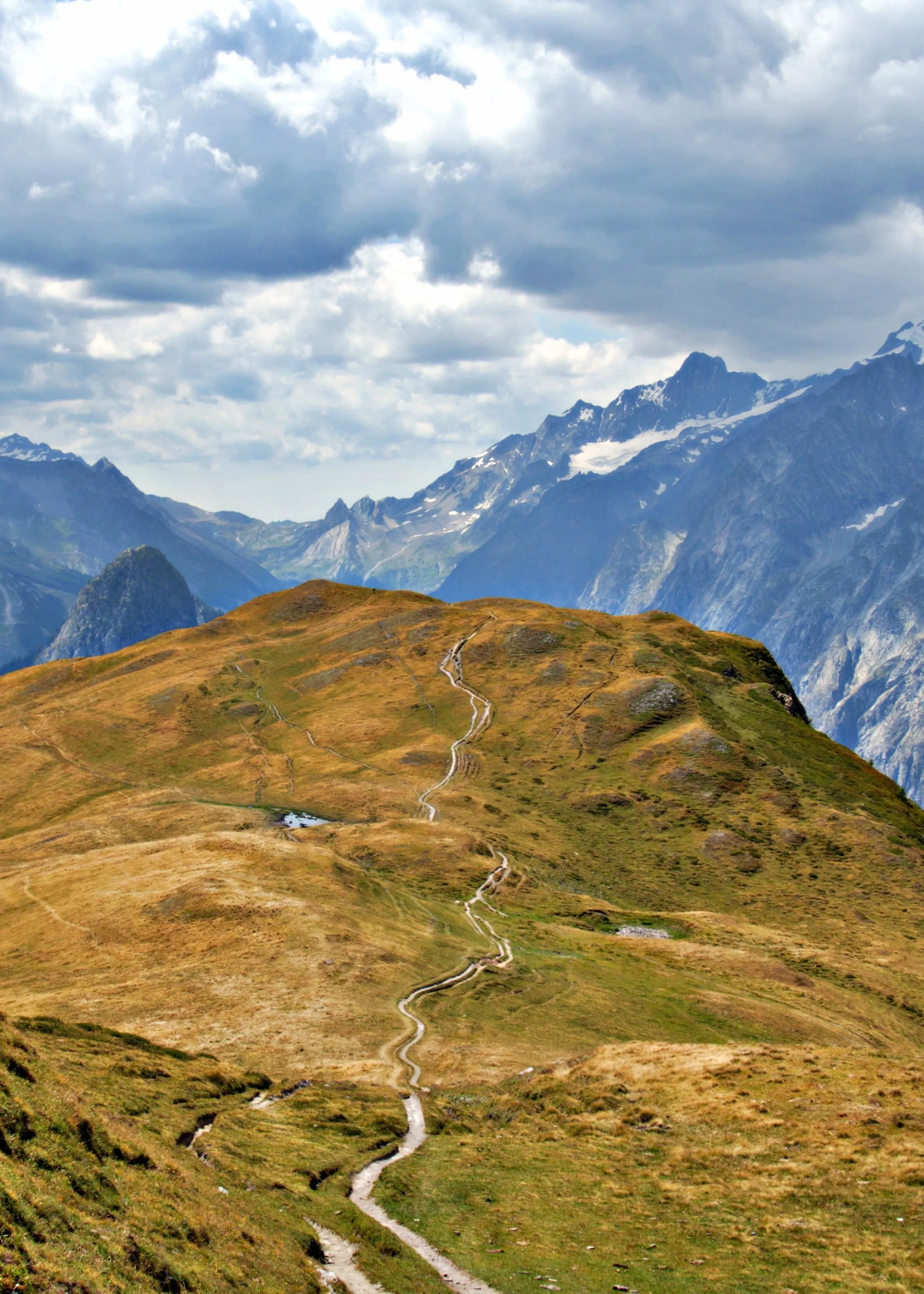 Le Mont Saxe dans le massif du Mont Blanc