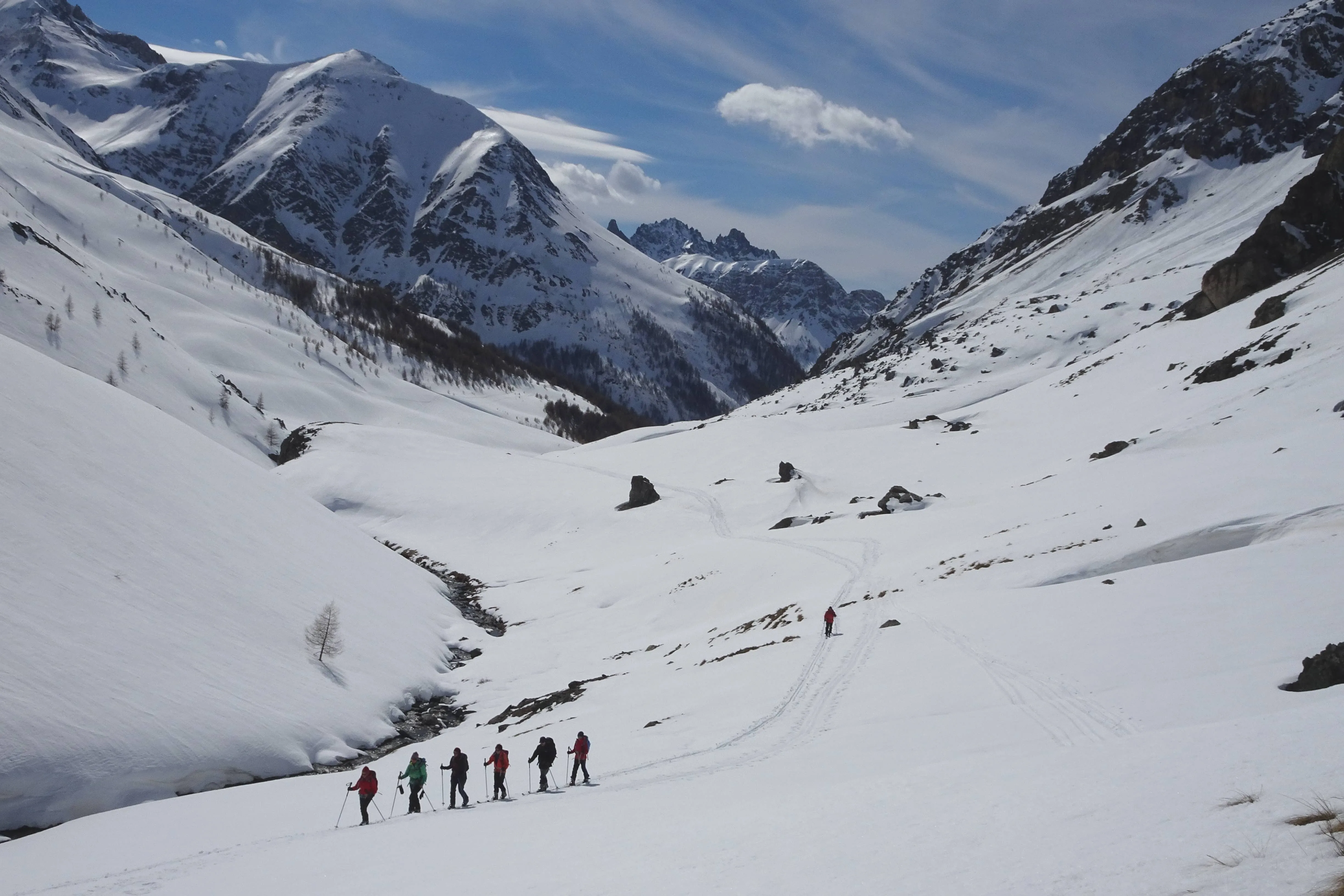 Ski de randonnée nordique dans la Vallée de l'Ubaye