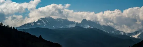Sommet Bucher légèrement enneigé Sommet Bucher Queyras Alpes du Sud