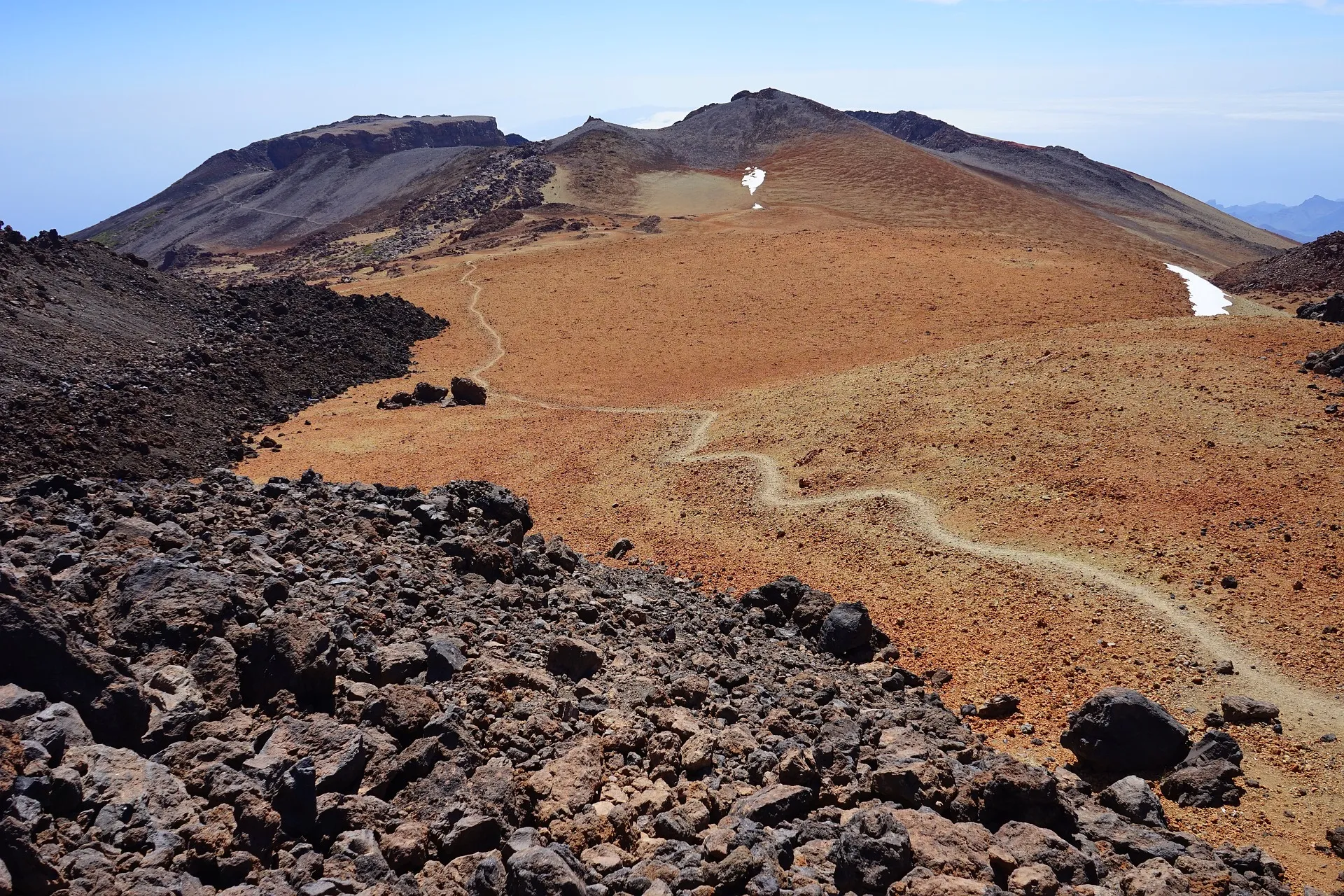 Chemin vers le Pico Viejo