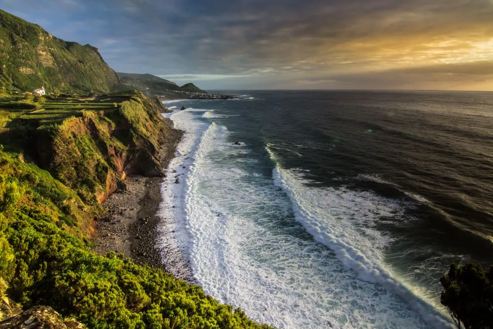 Fajã Grande Caldeira Montagne au Portugal Açores