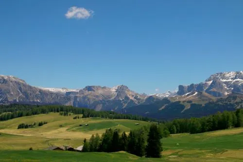 L'alpe de Siusi dolomites italie