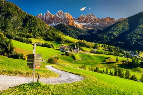 Les dolomites au printemps 