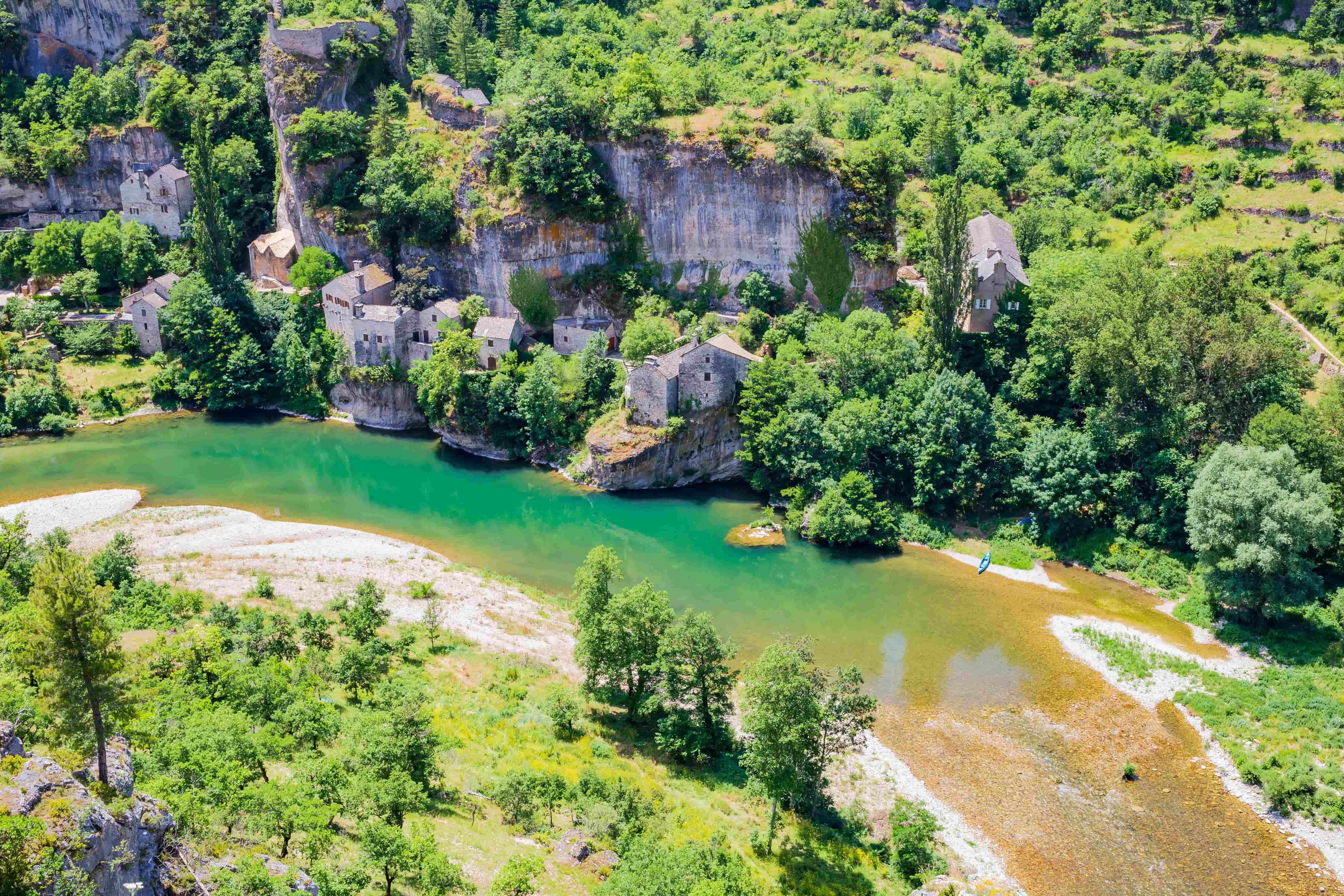 Paysage Massif Central : les gorges du Tarn