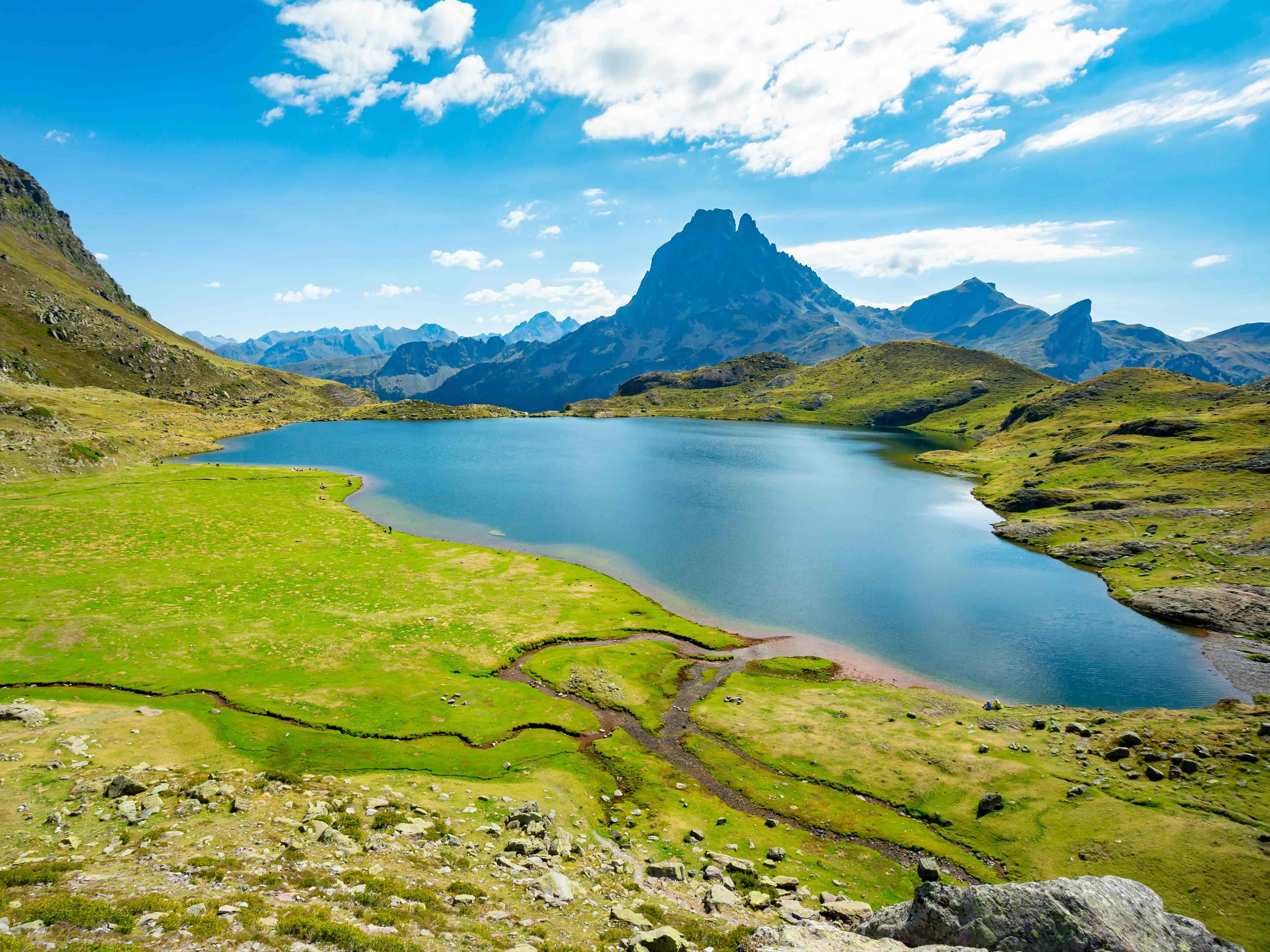 Lacs d'Ayous dan les Pyrénnées
