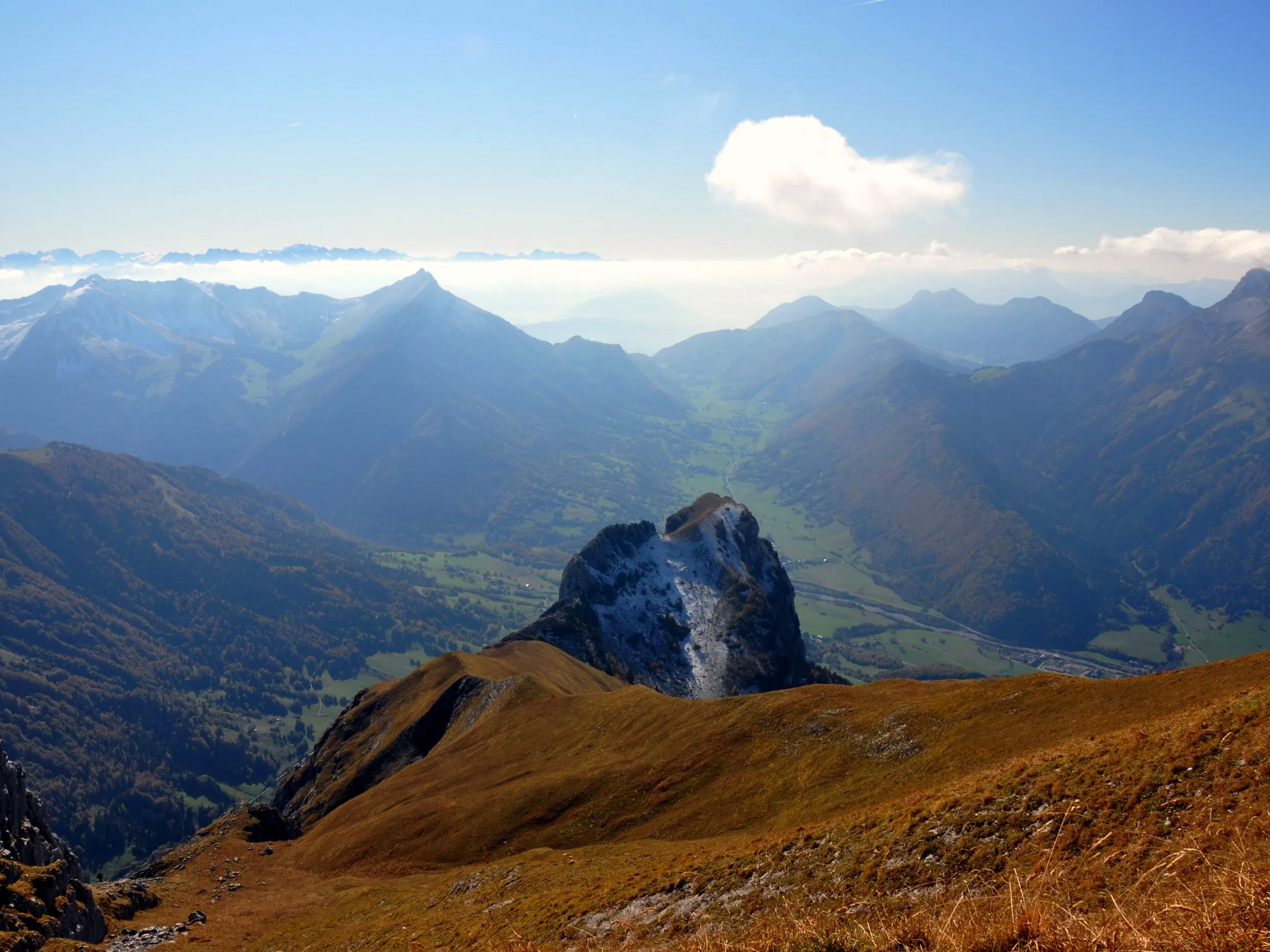 Massif des Bauges : mont trélod