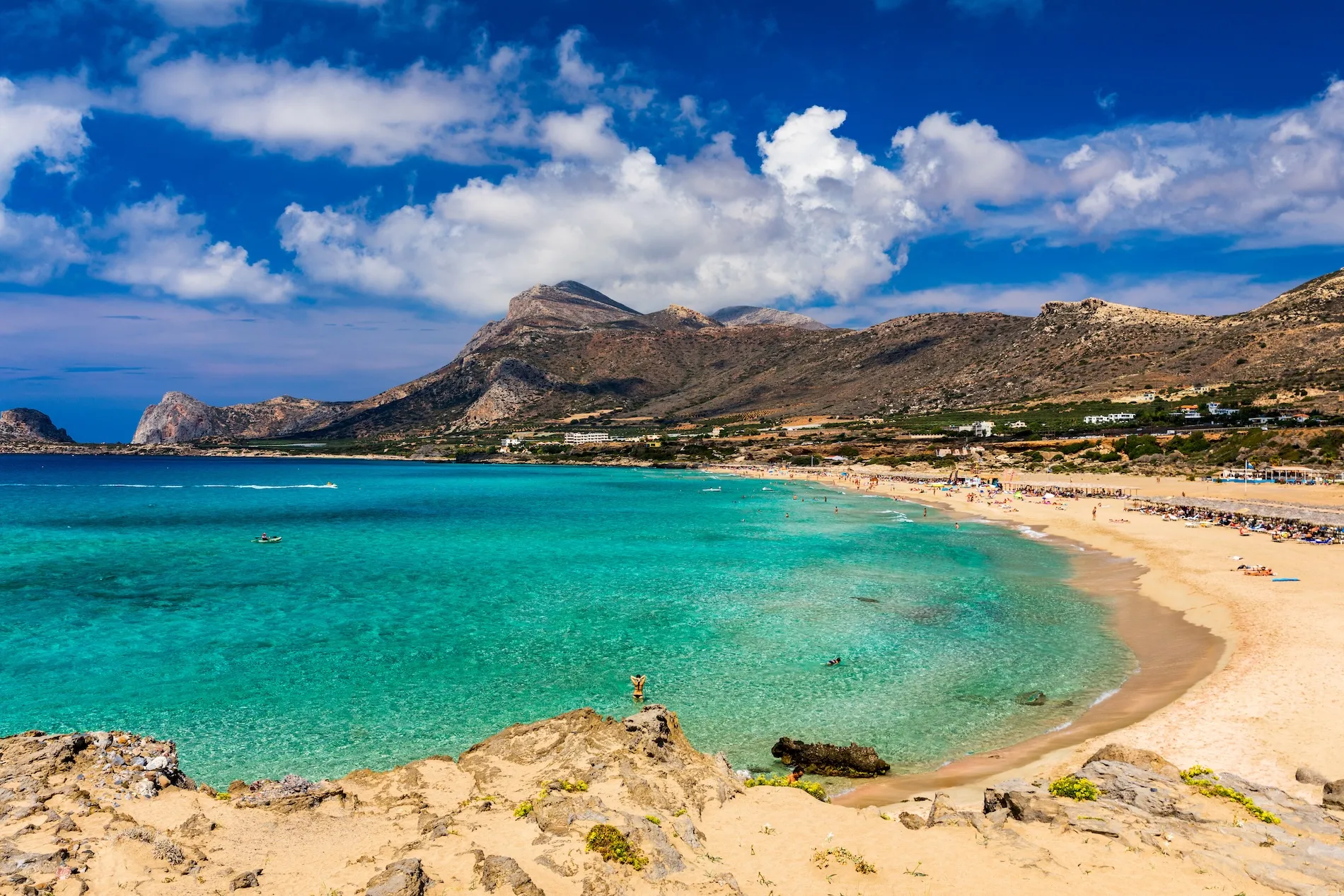 plage de Falassarna en Crète