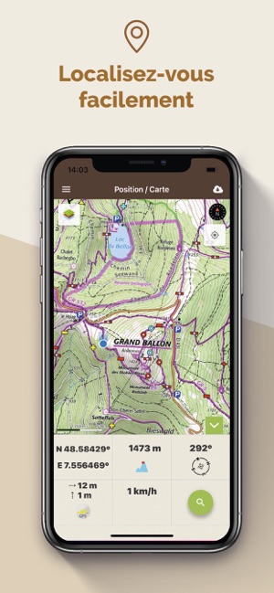localisation viso rando application randonnée