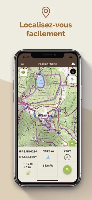 localisation viso rando application randonnée