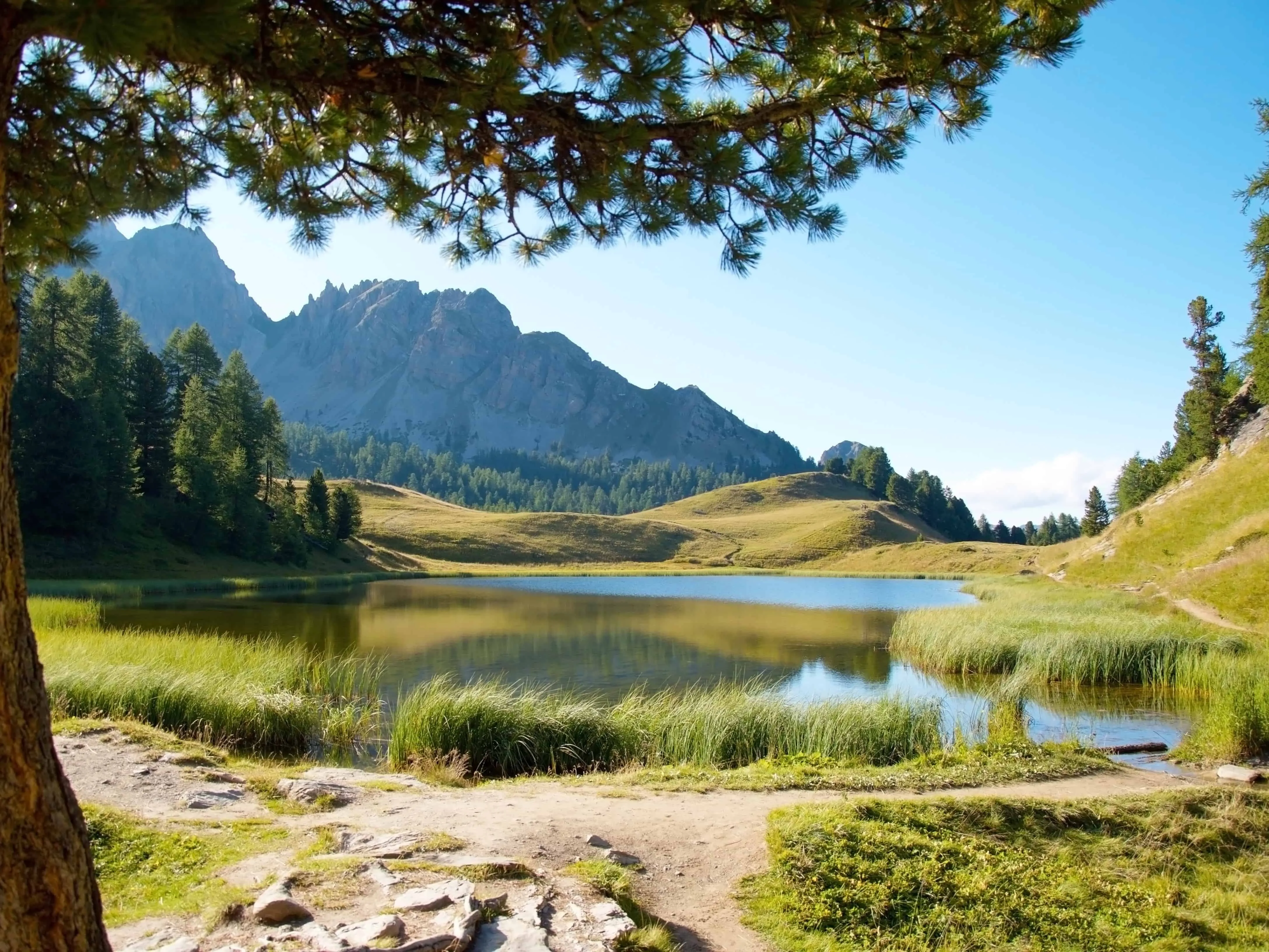 Randonnée alpes : lac miroir