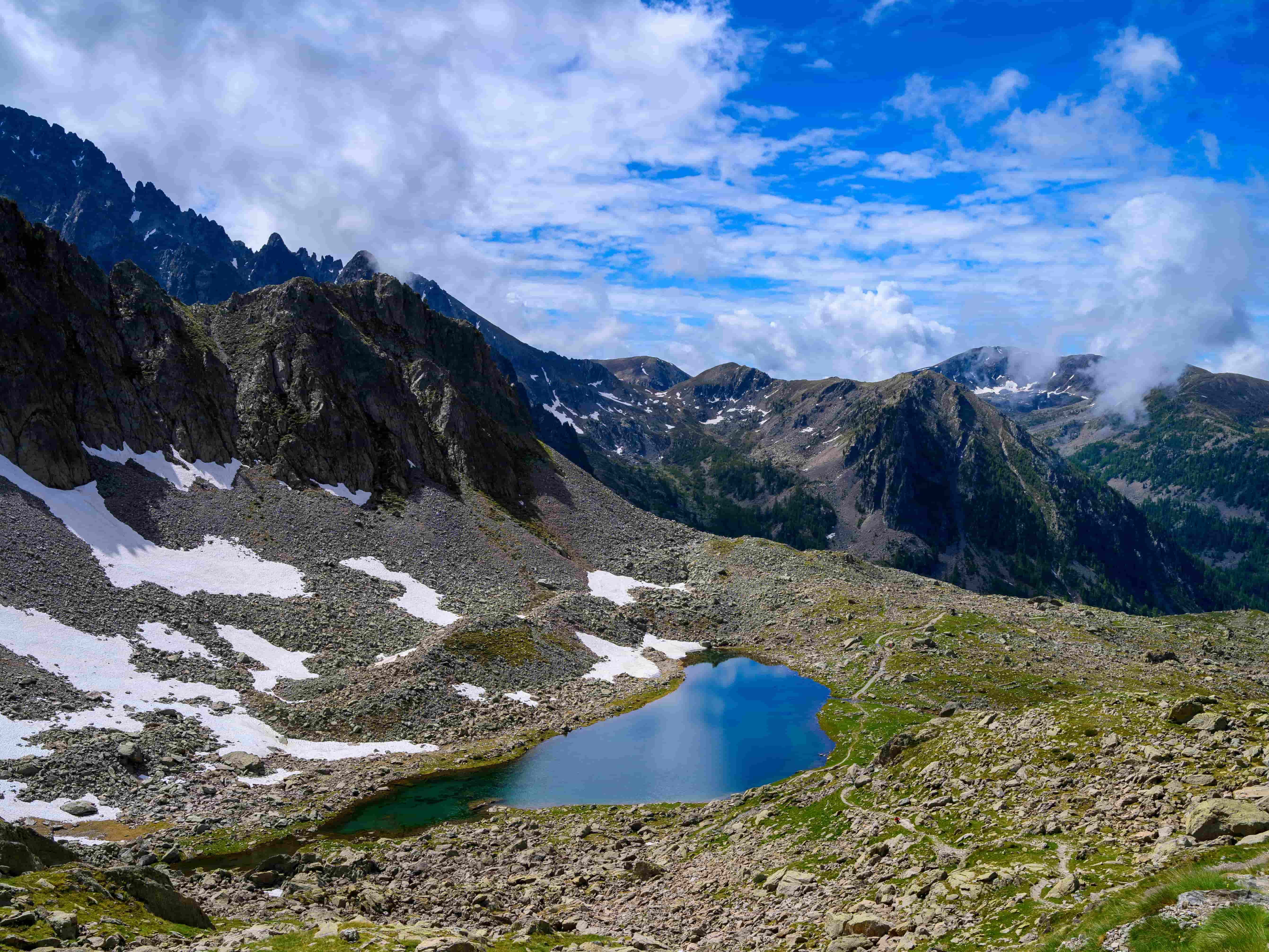 lac du mercantour lac de fenestre