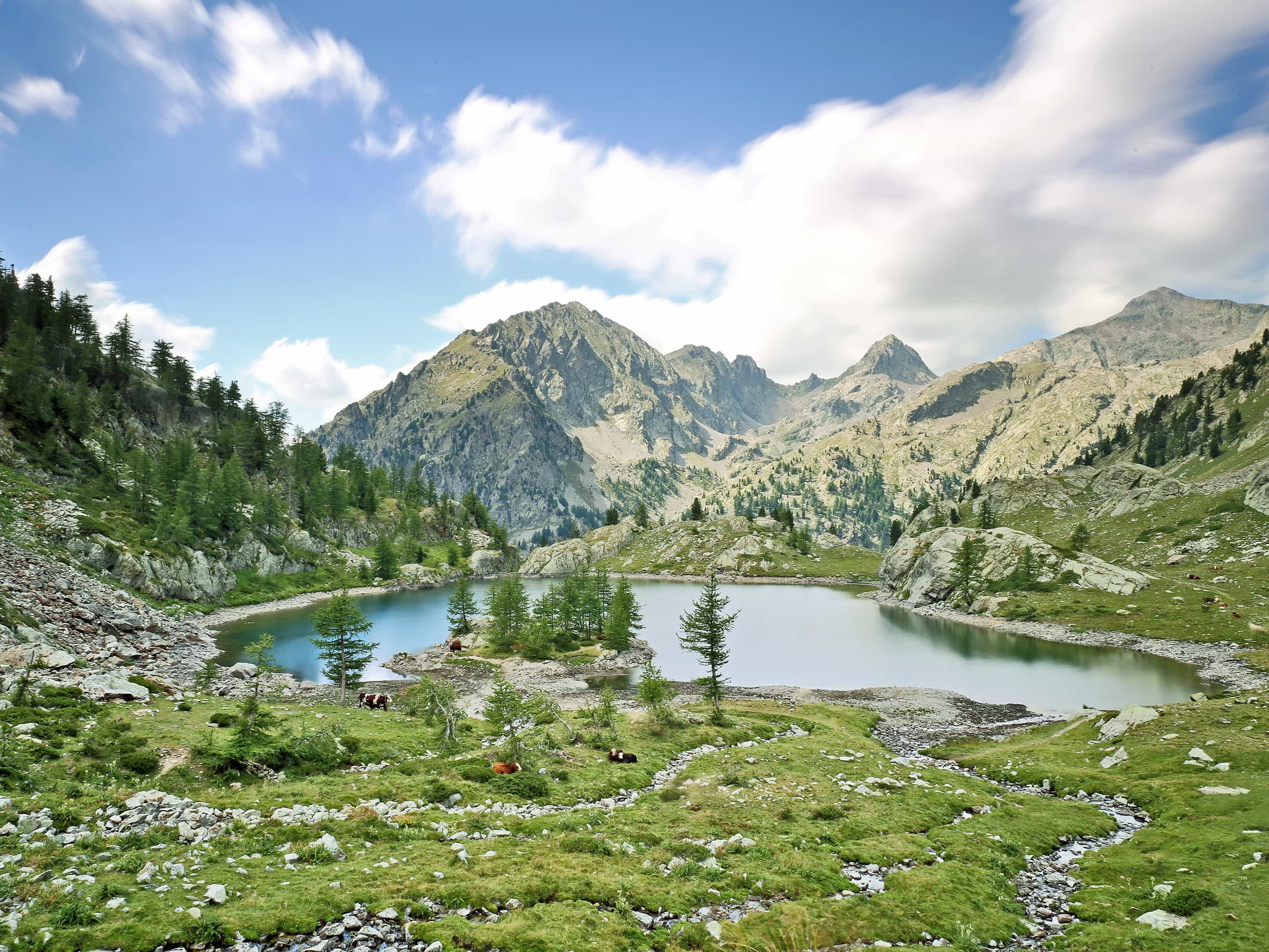 lac du mercantour : lac de trecolpas