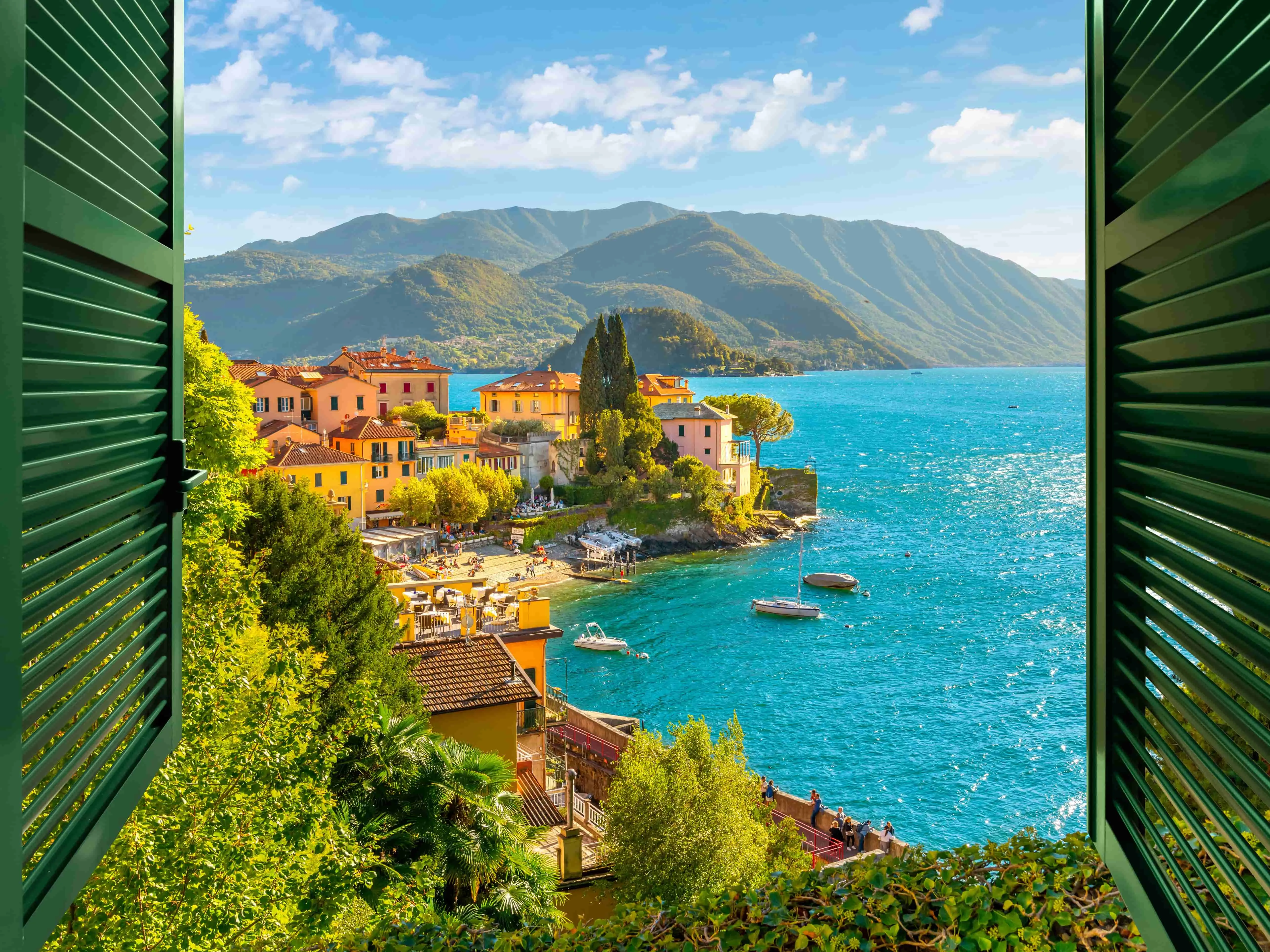 Lac Italie : lac de come