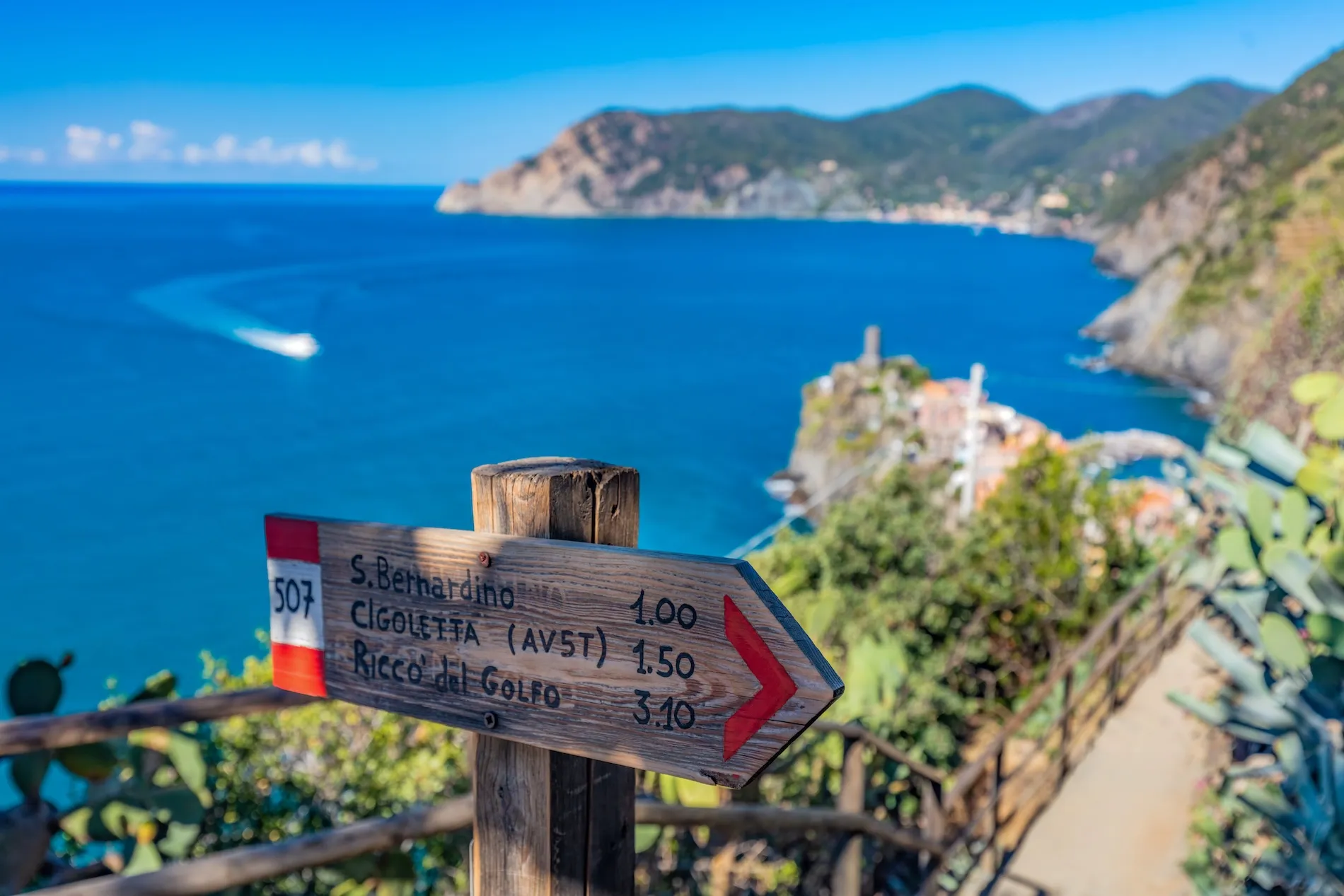 sentier de randonnée vert San Berthadino