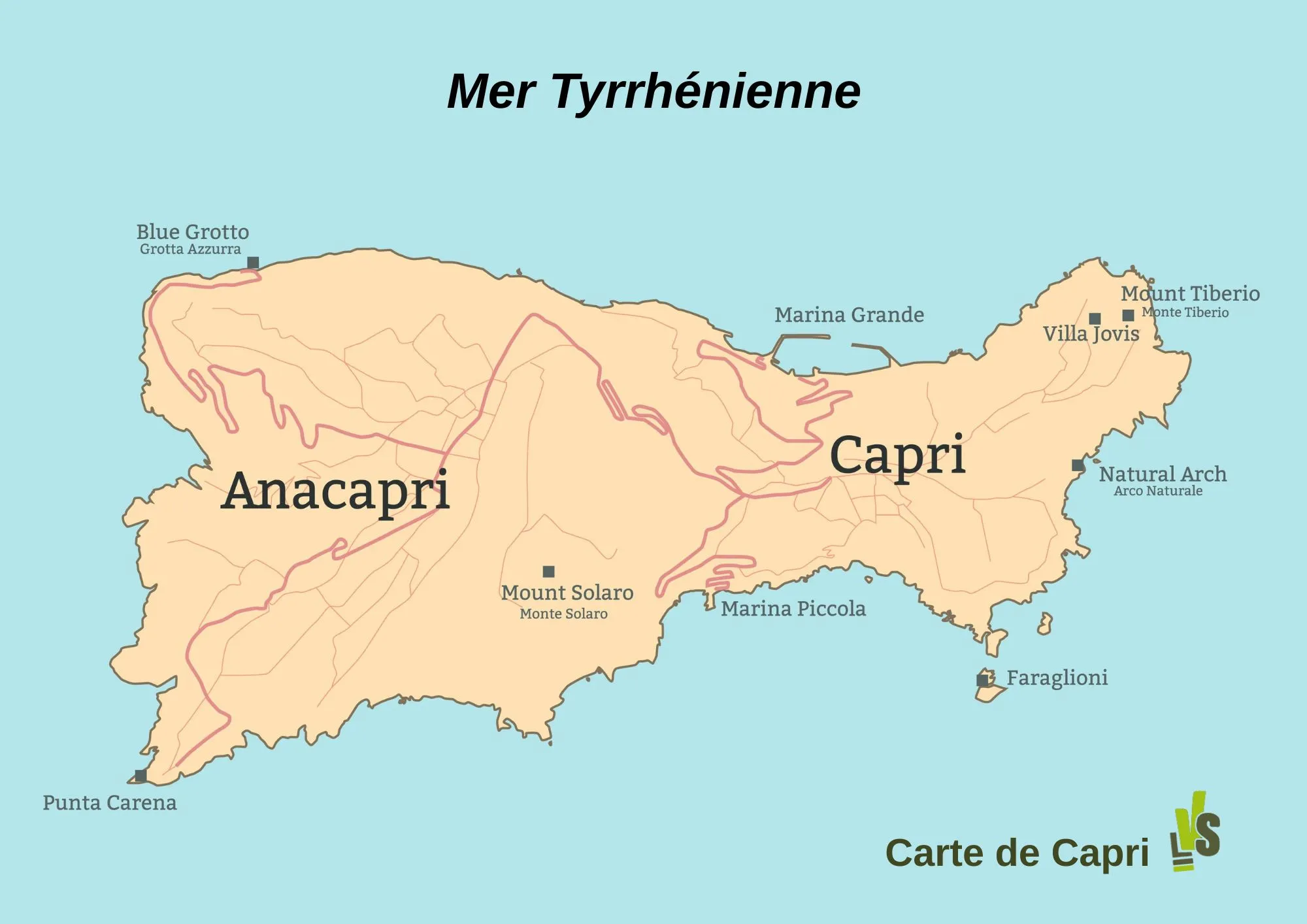 Carte de Capri