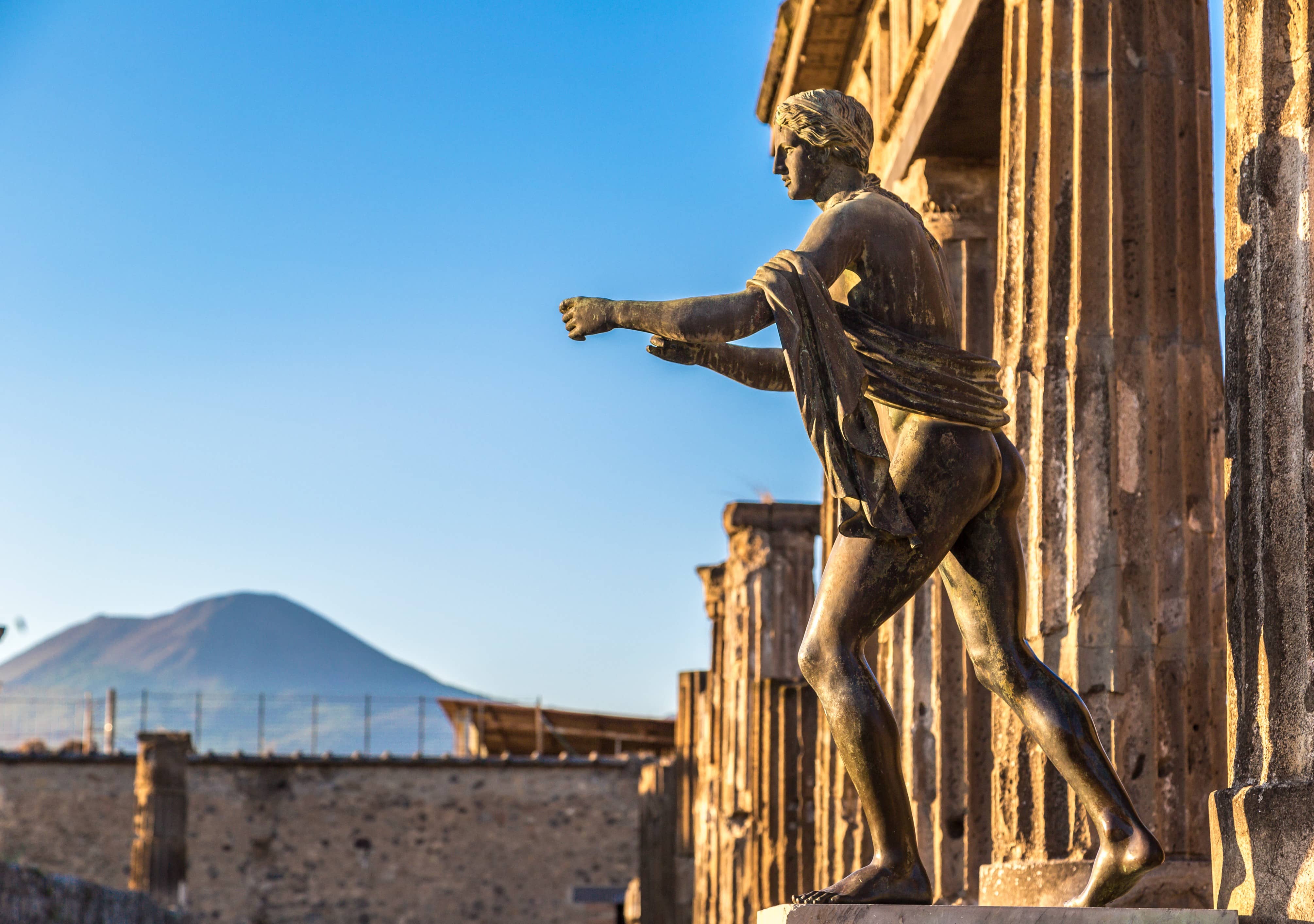 Visiter Pompei : le temple d'Apollon
