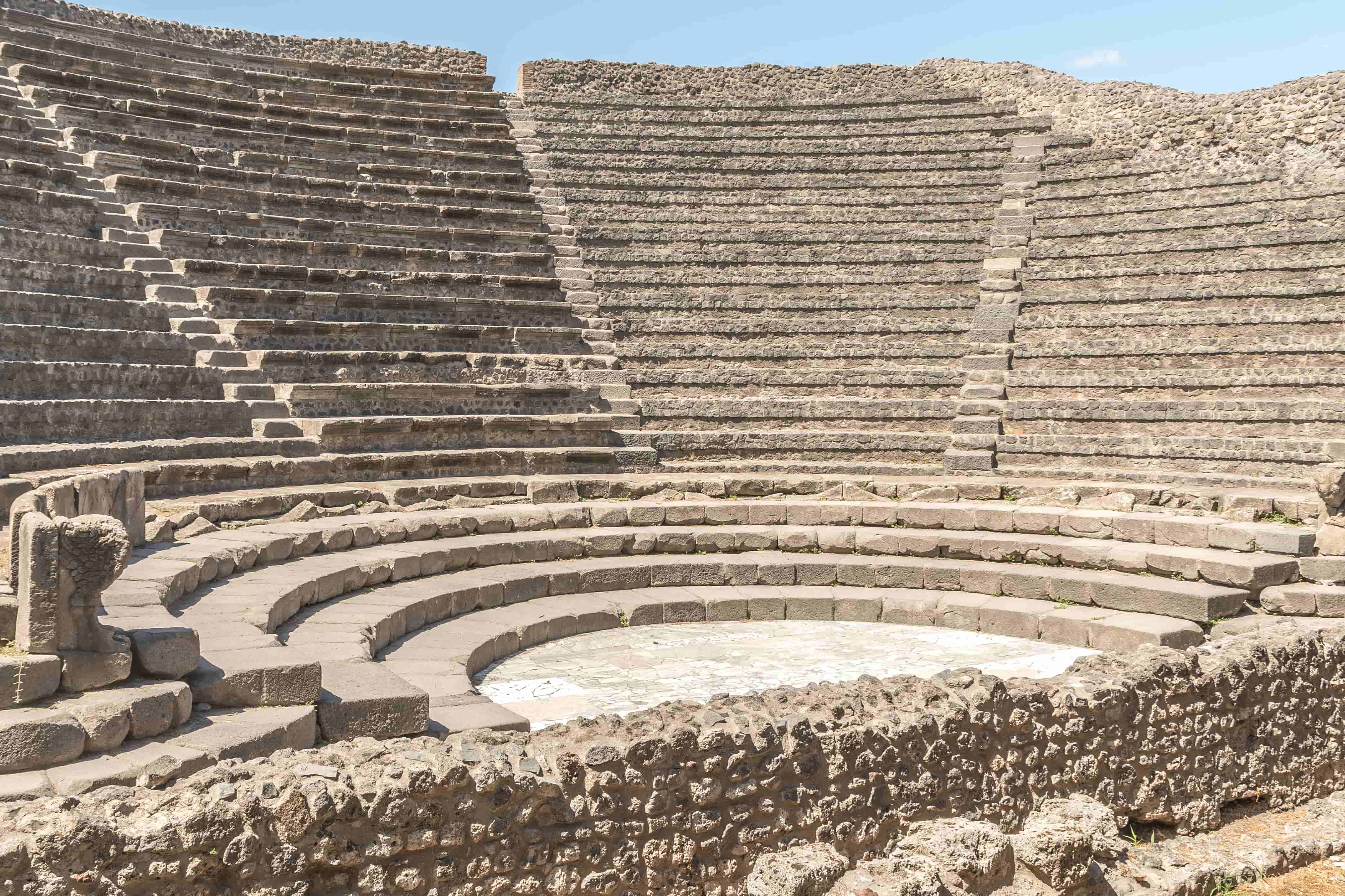 Visiter Pompei : le teatro piccolo