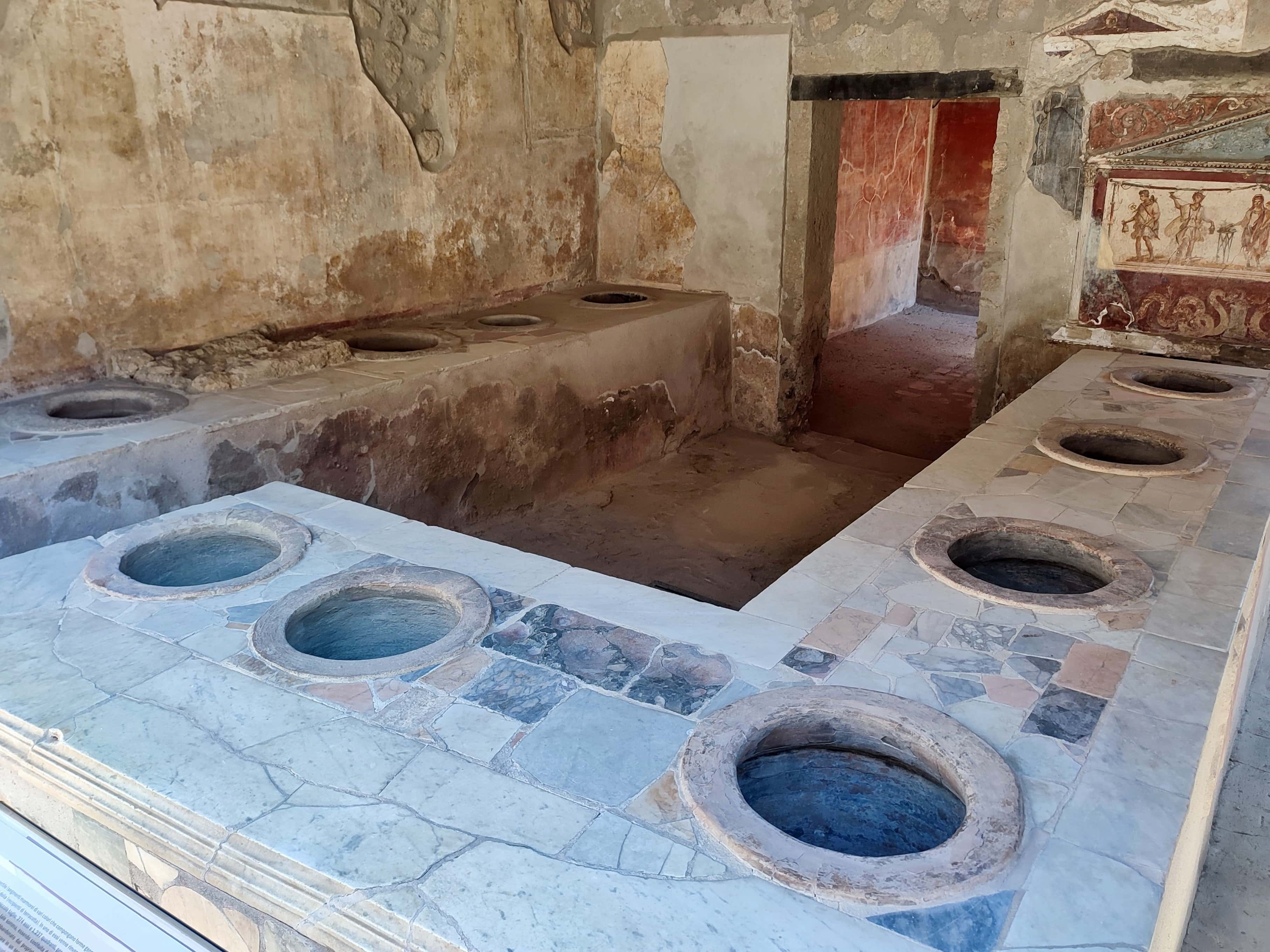 Visiter Pompei : les thermopolium