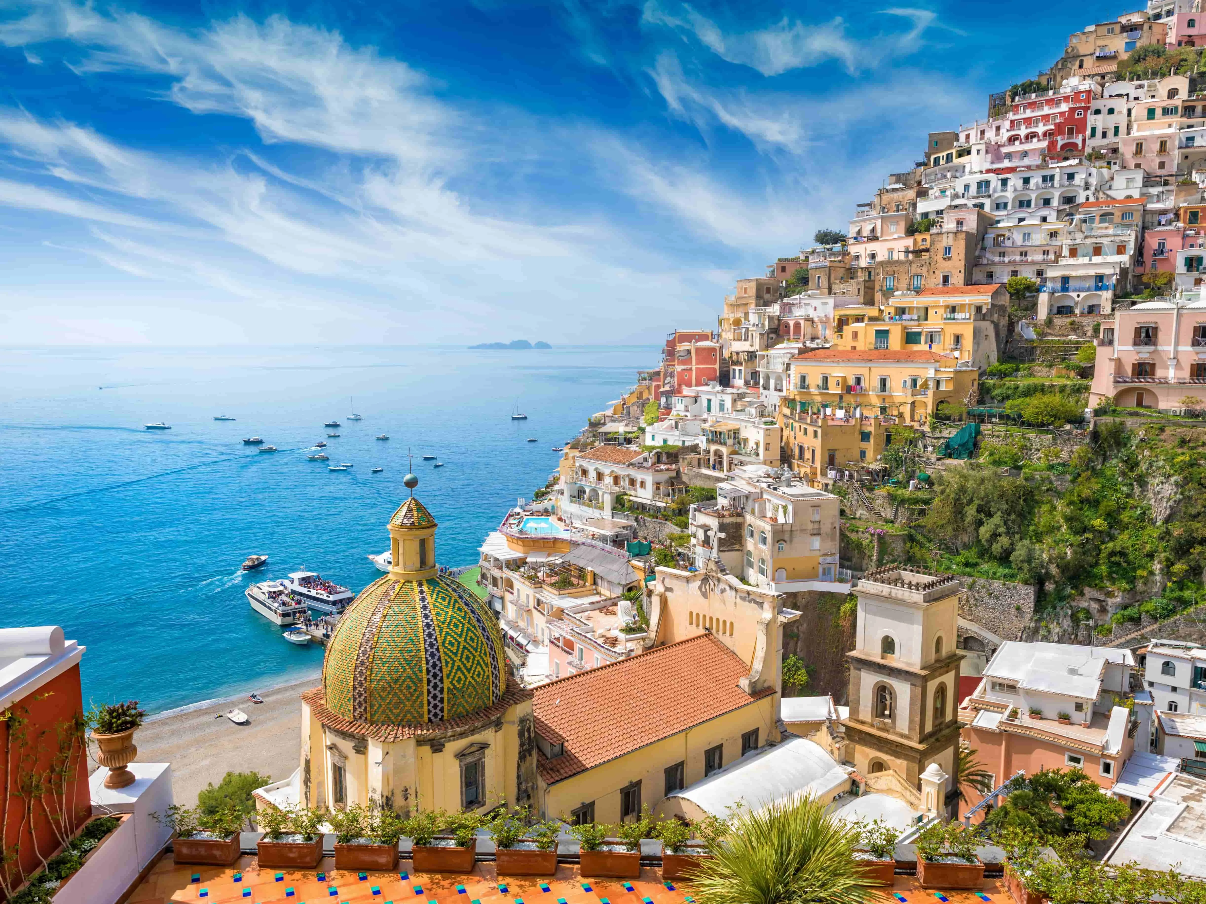 positano cote amalfitaine italie
