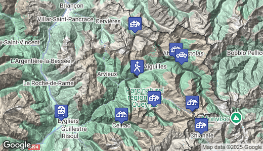 Carte tour du Queyras en 6 jours carte tour du queyras en 6 jours