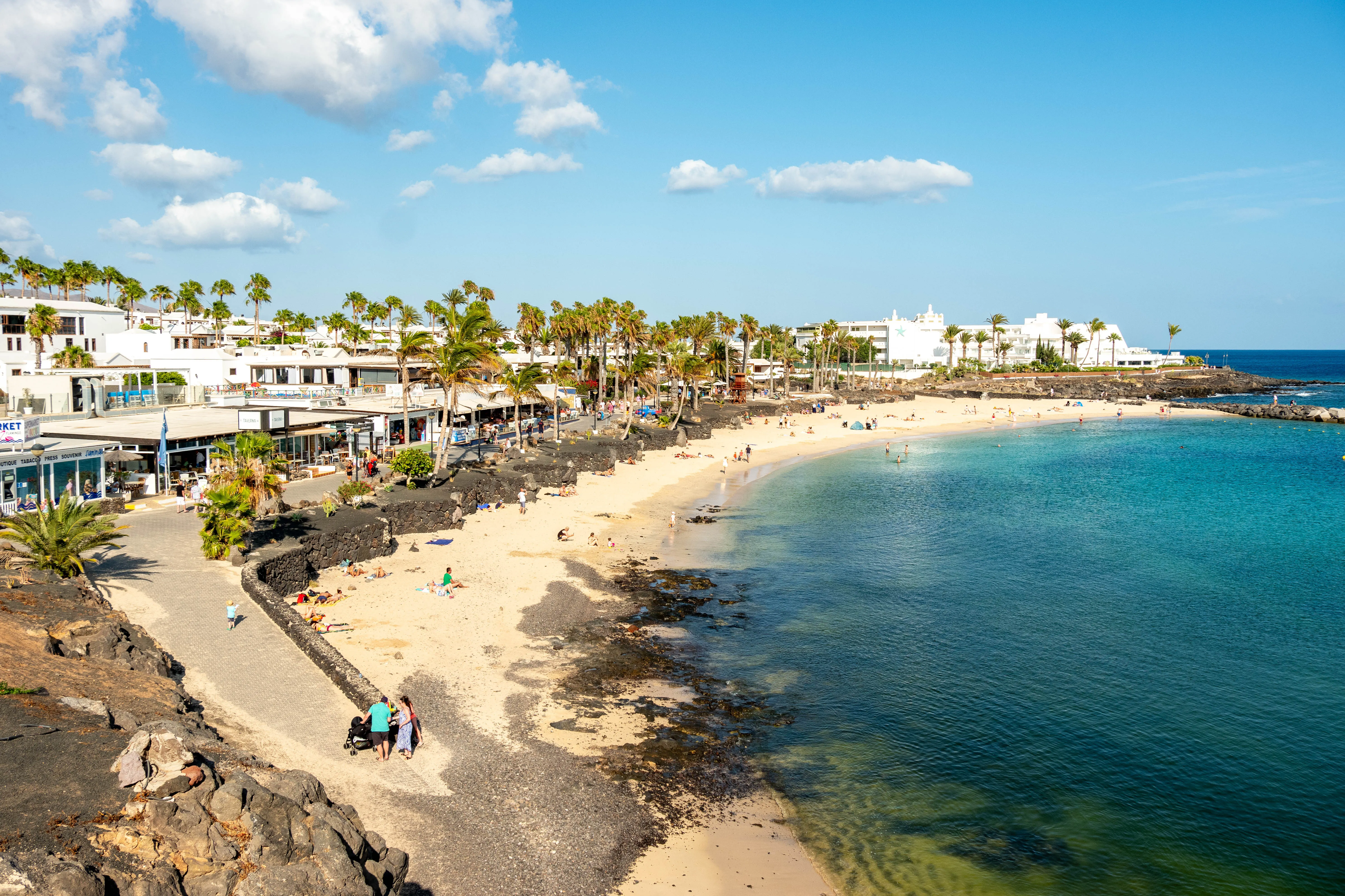 plage et station balnéaire Playa Blanca Lanzarote