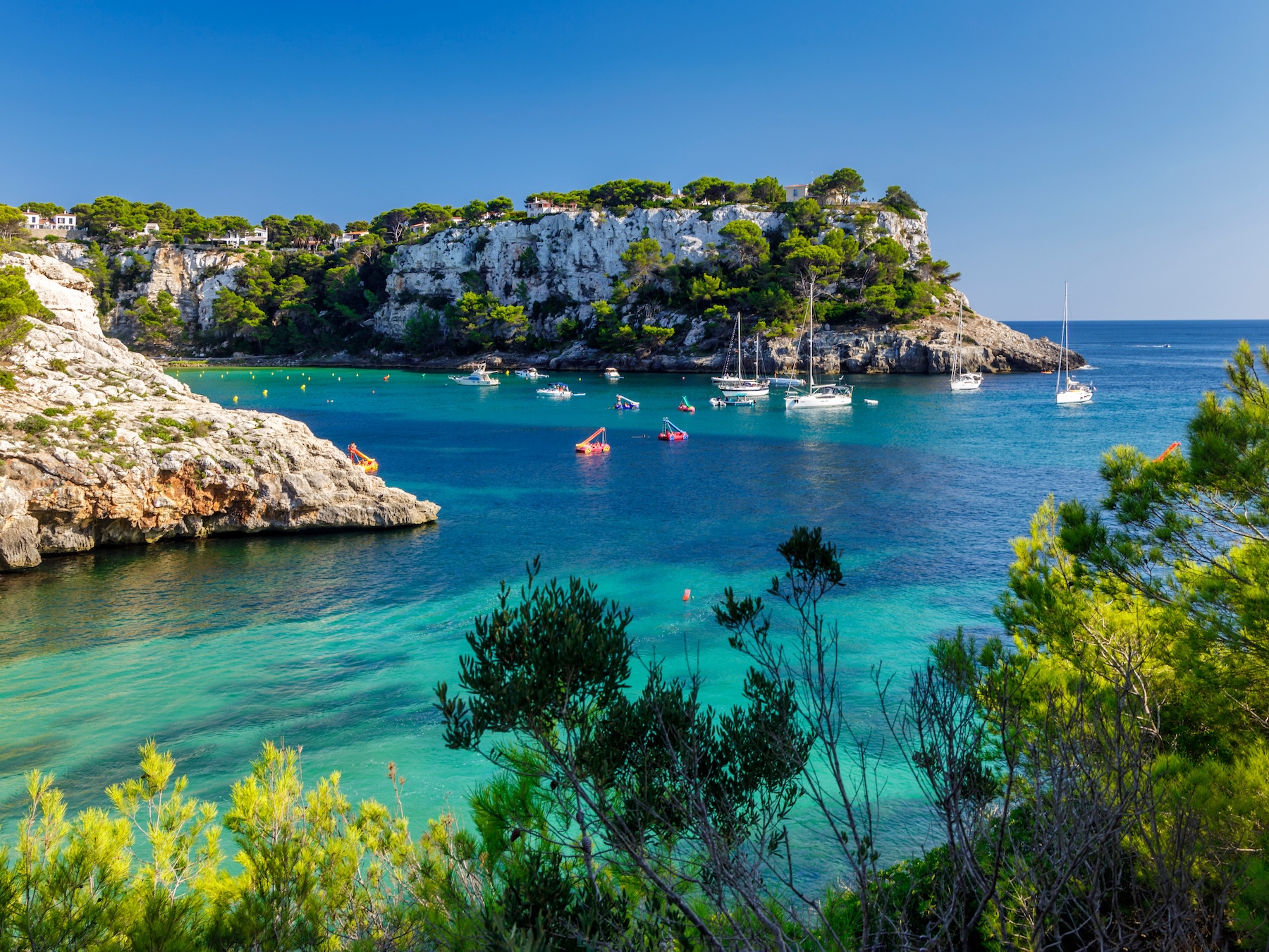 cala en porter crique minorque