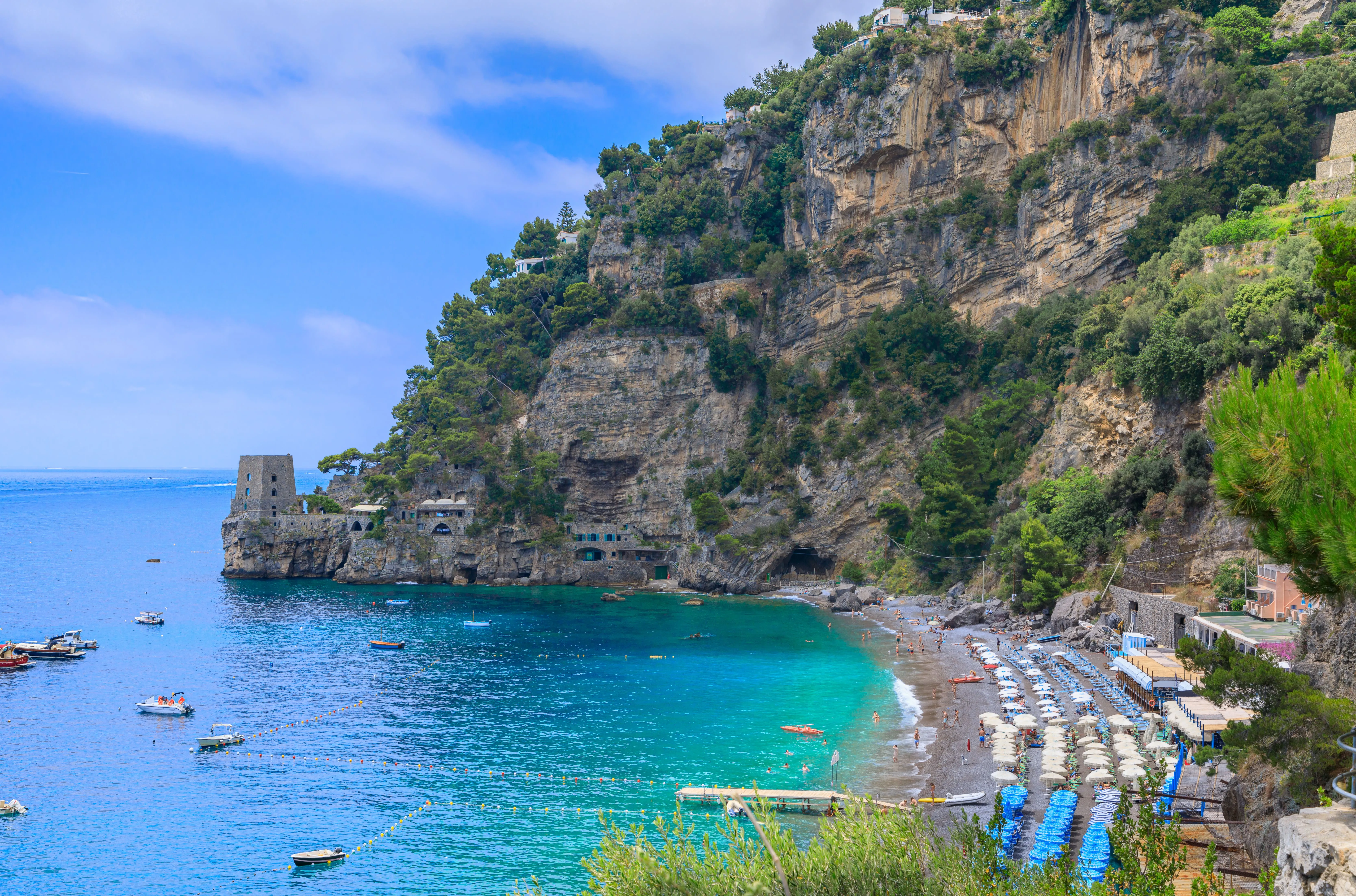 plage fornillo positano