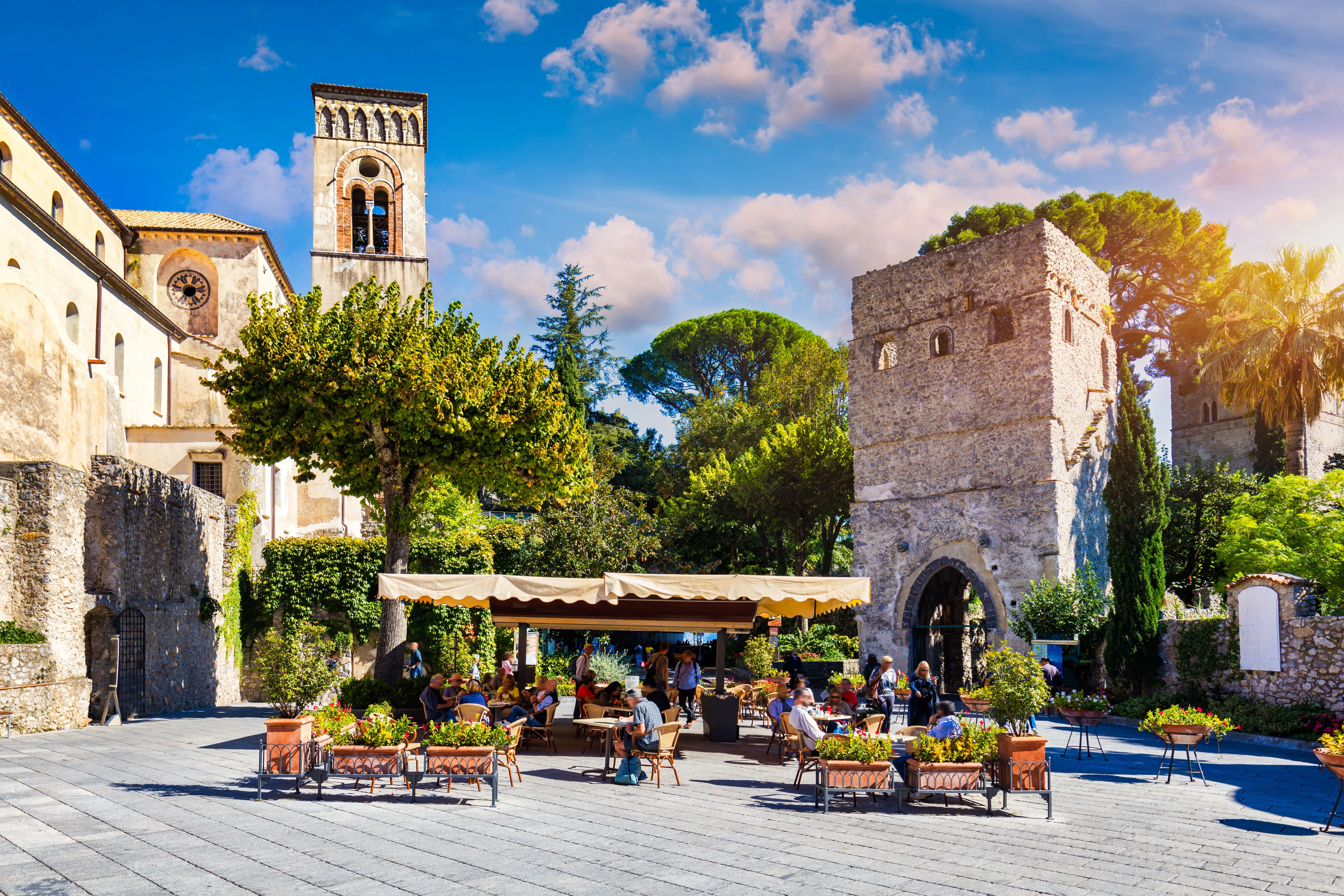 place centrale ravello italie