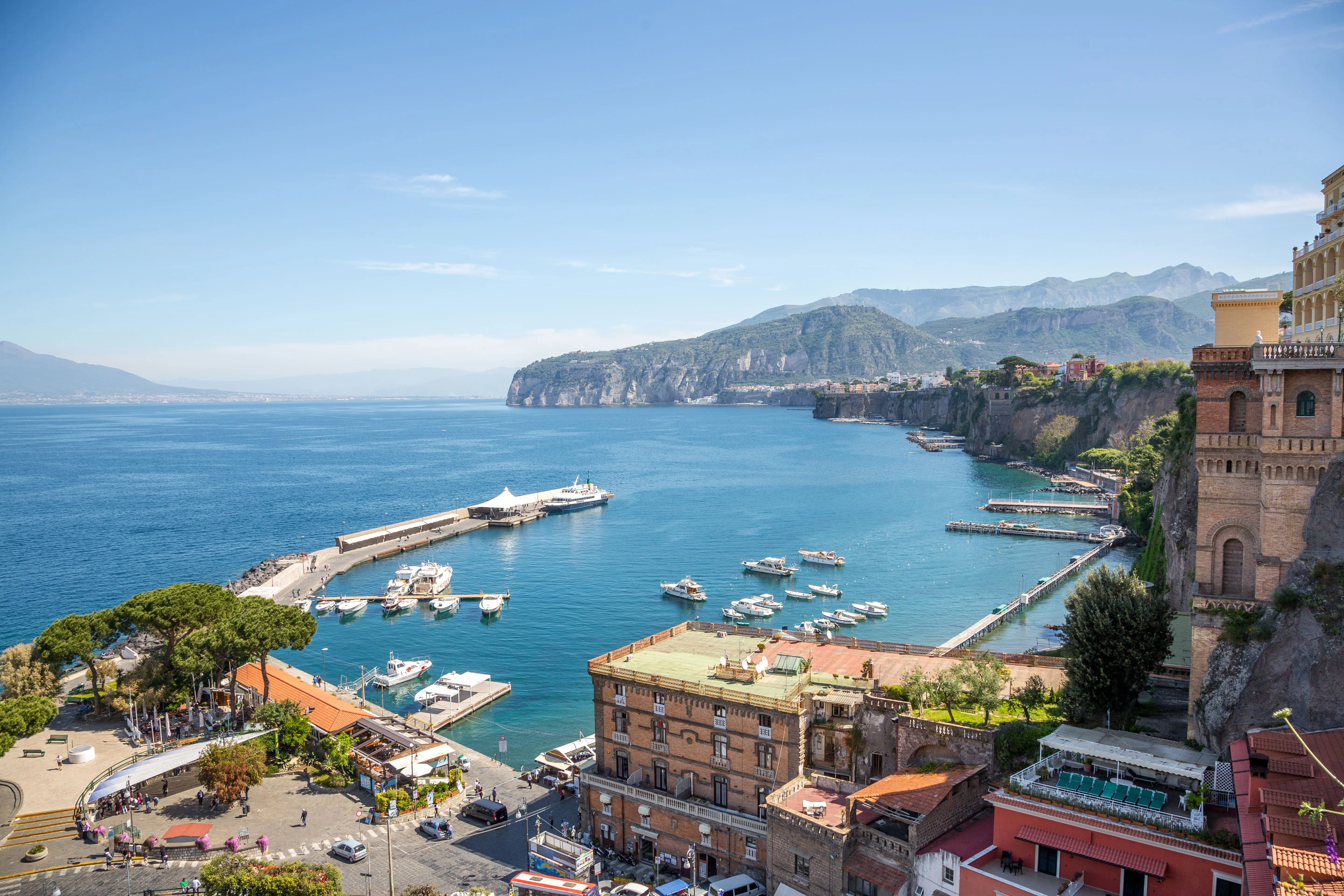 vue sur port de sorrente