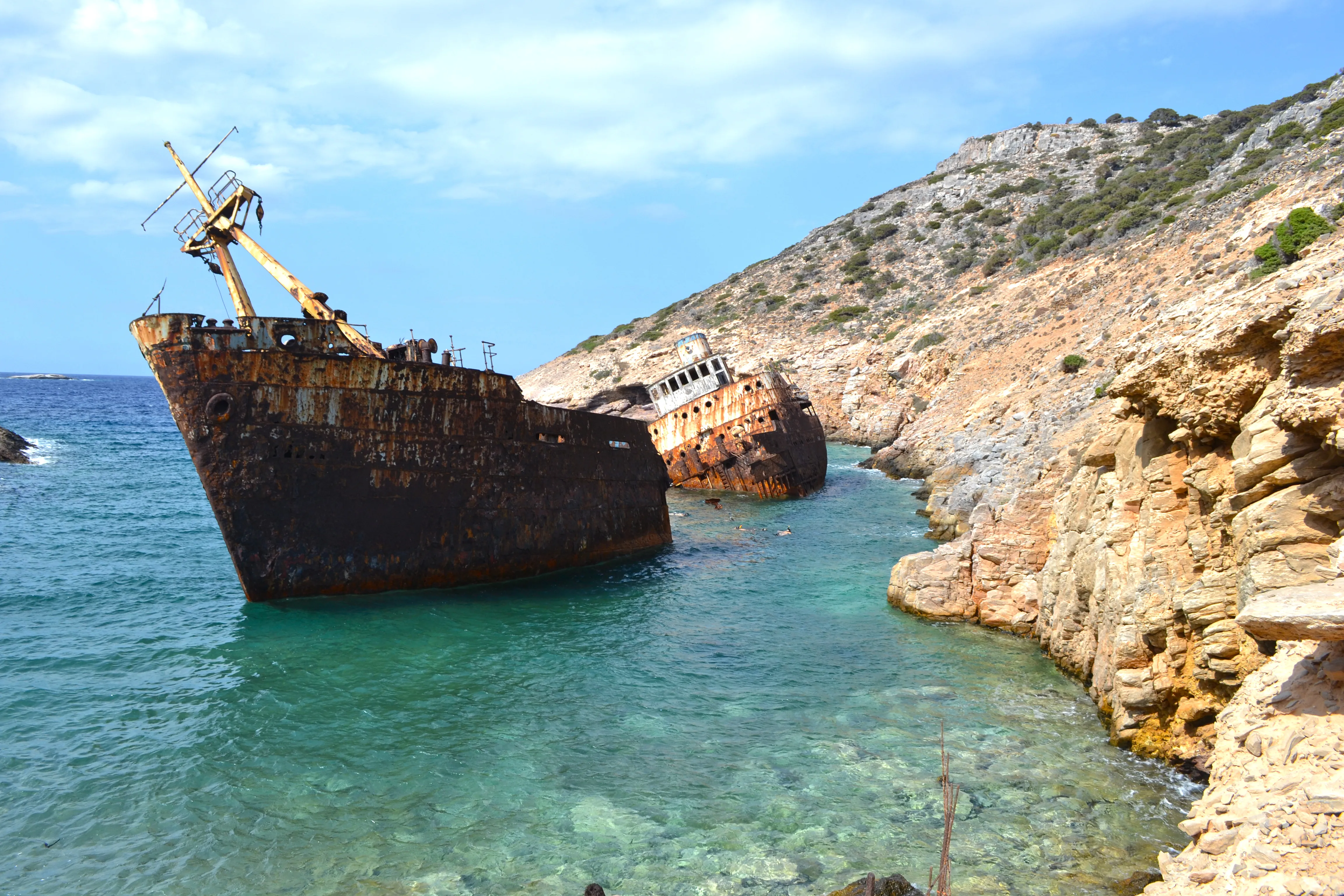 liveros bateau echoue amorgos