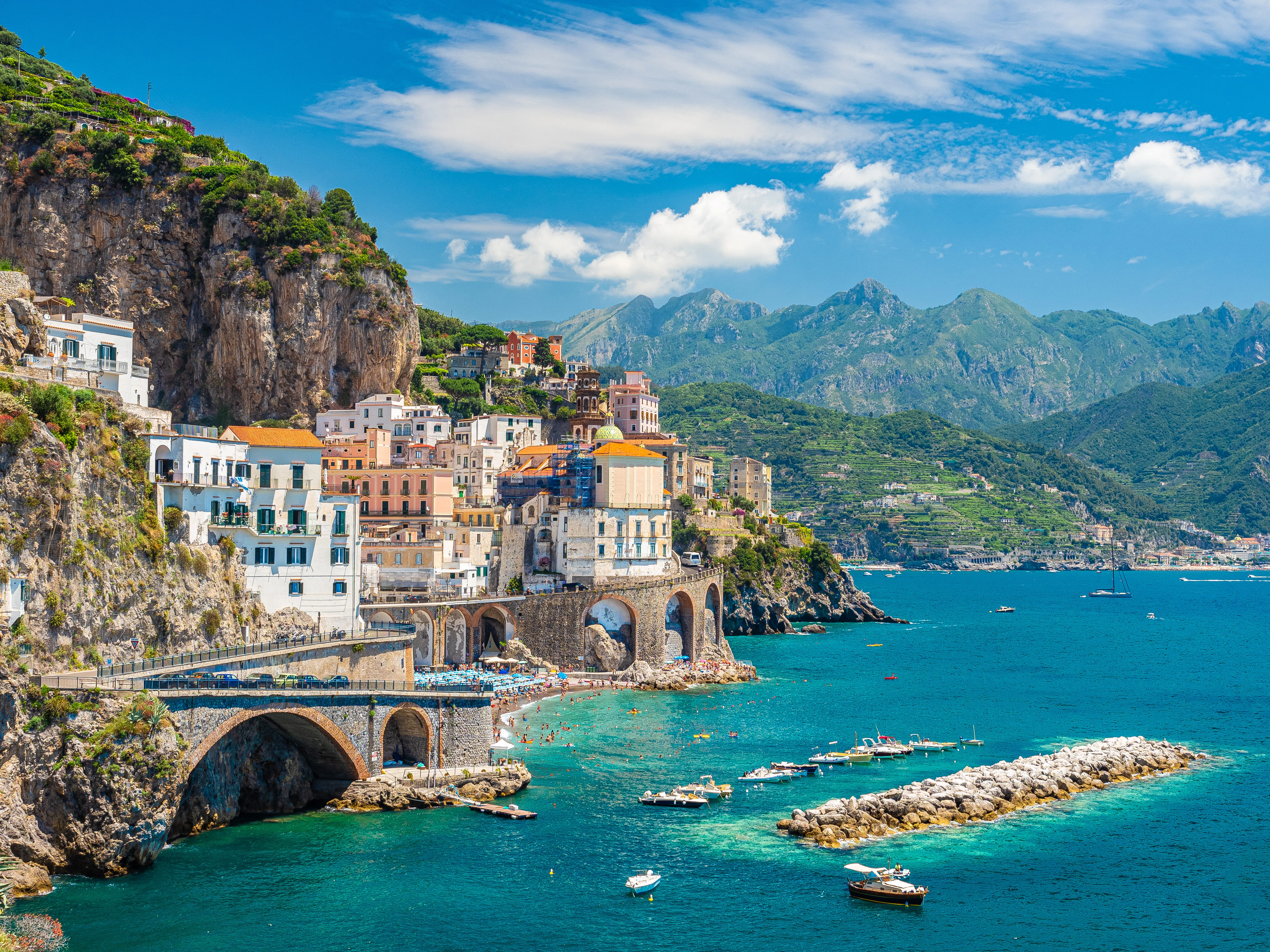 atrani cote amalfitaine italie