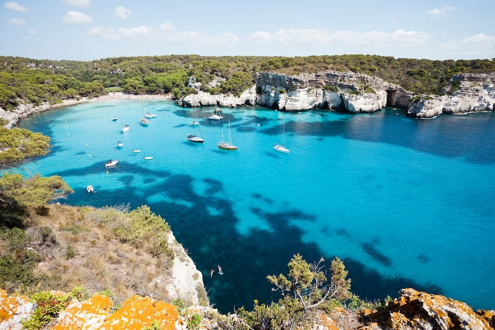 Cala Minorque cala macarella minorque espagne