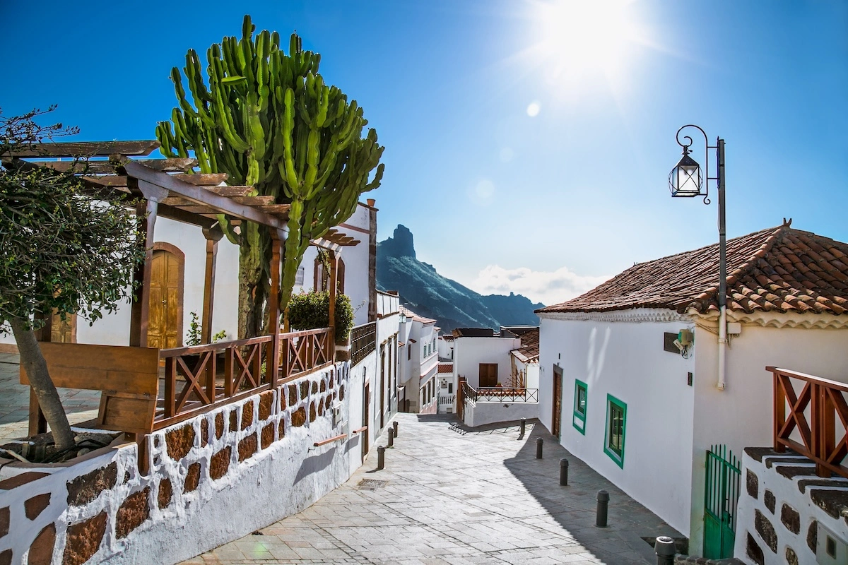 Village de Tejeda Village de Tejeda Grande Canaries iles canaries