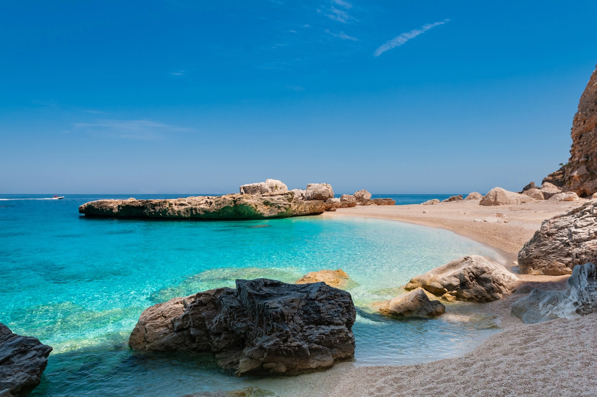 Plage Cala Mariolu - Sardaigne plage cala mariolu sardaigne