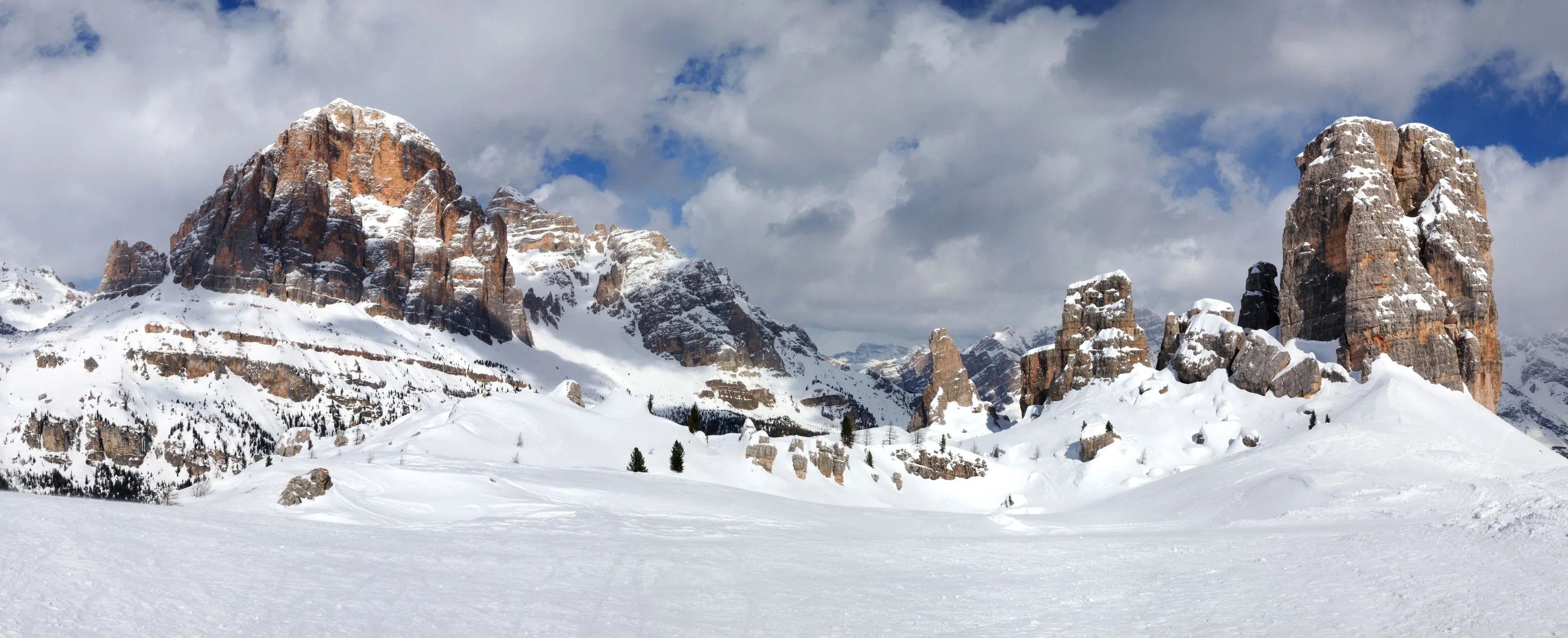 dolomites hiver