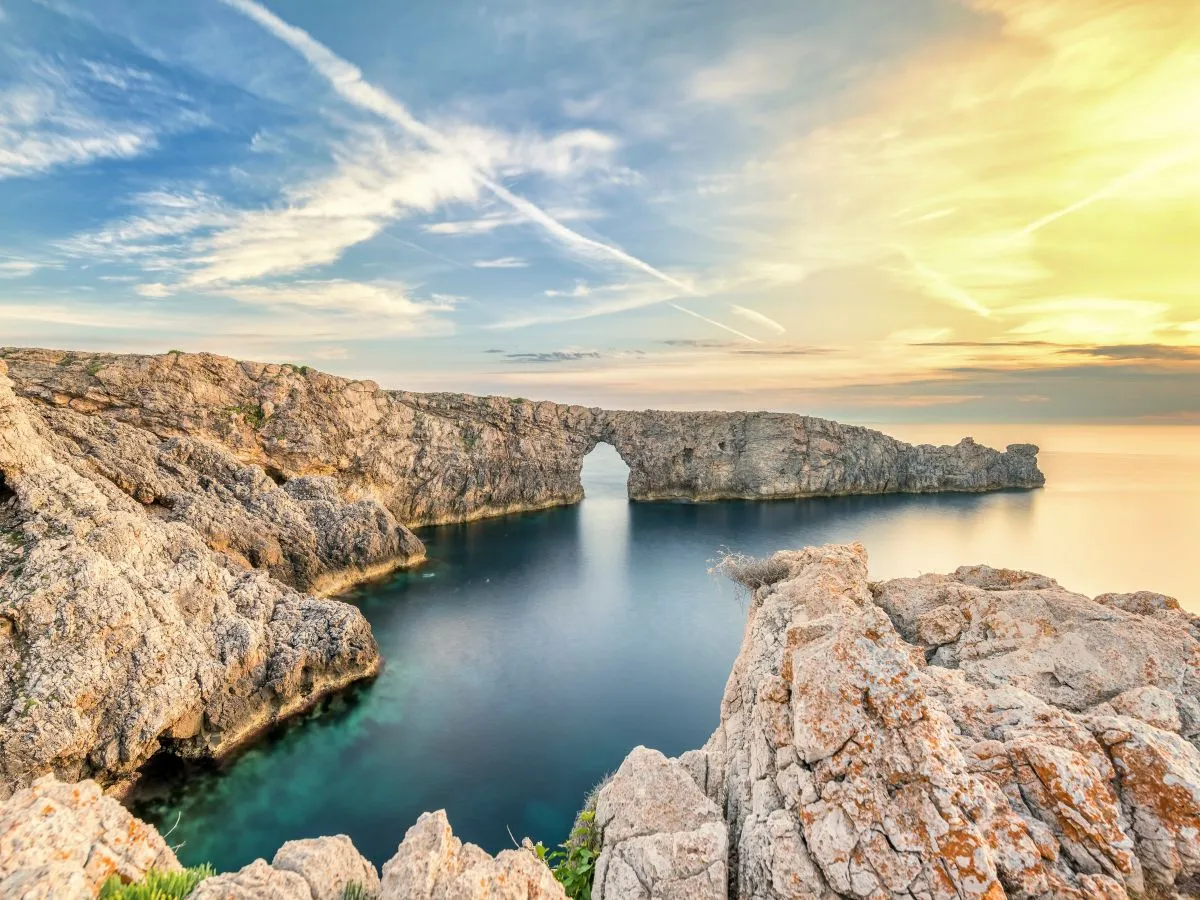 coast of menorca spain