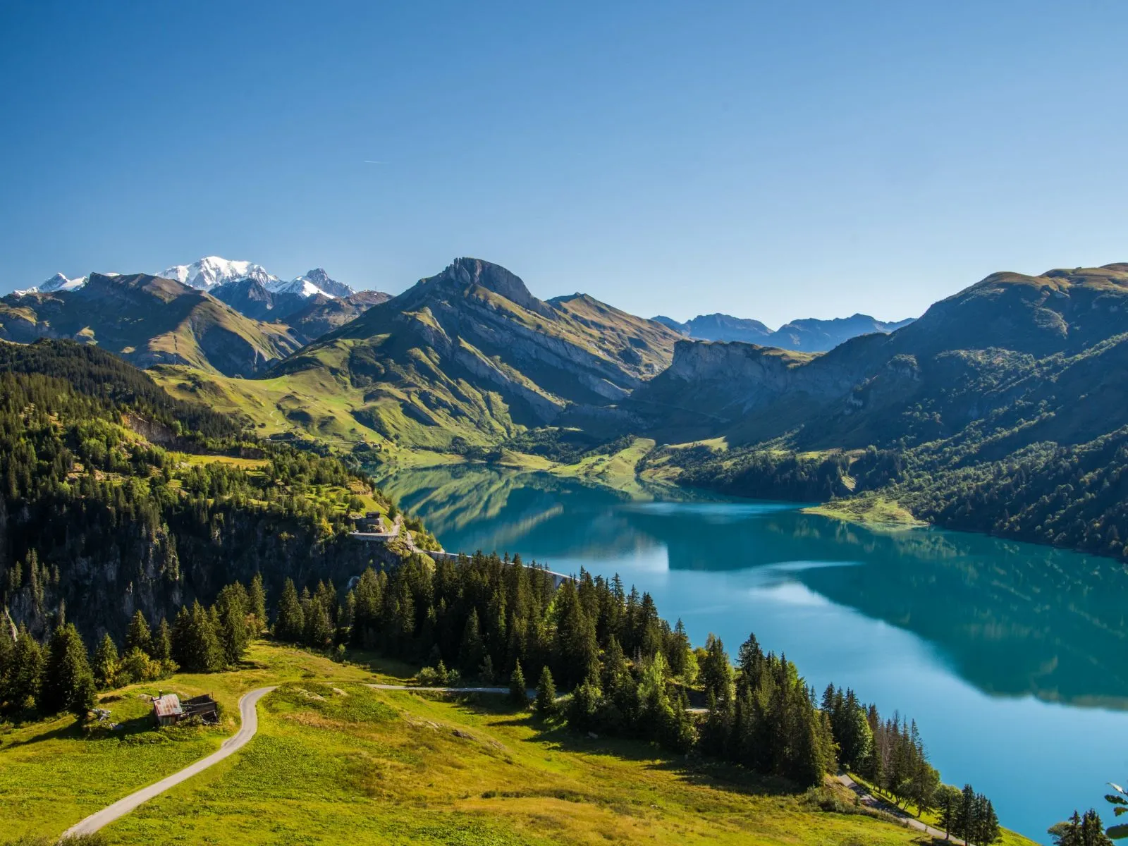 lac de roselend 1600