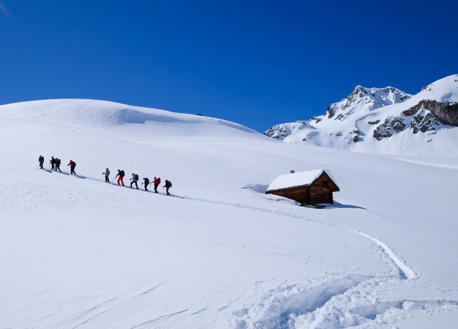 raquette montagne ubaye - Trésors enneigés de Haute Ubaye