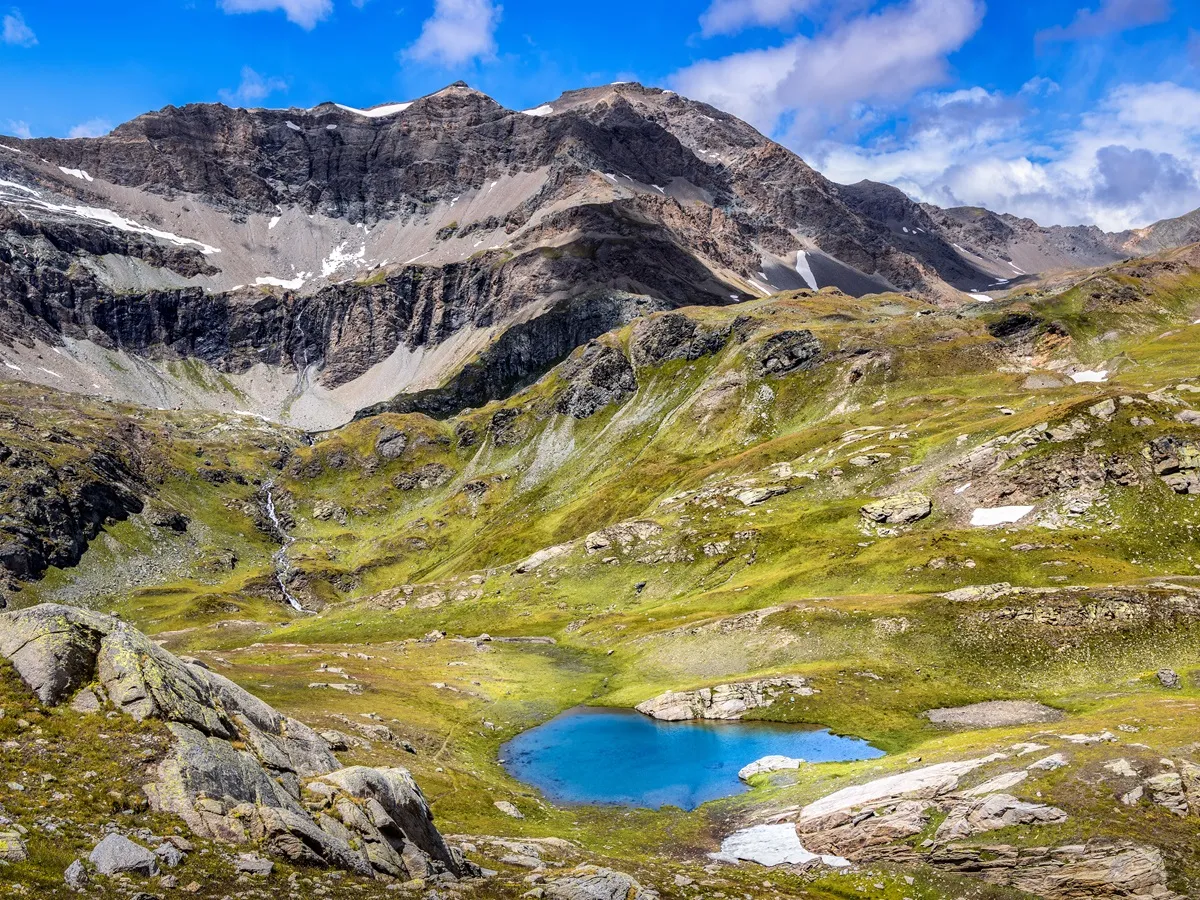 colle del nivolet gran paradiso national park italy