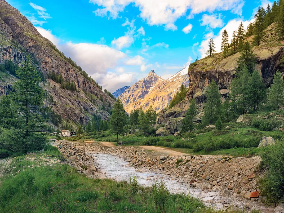 gran paradiso national park landscape
