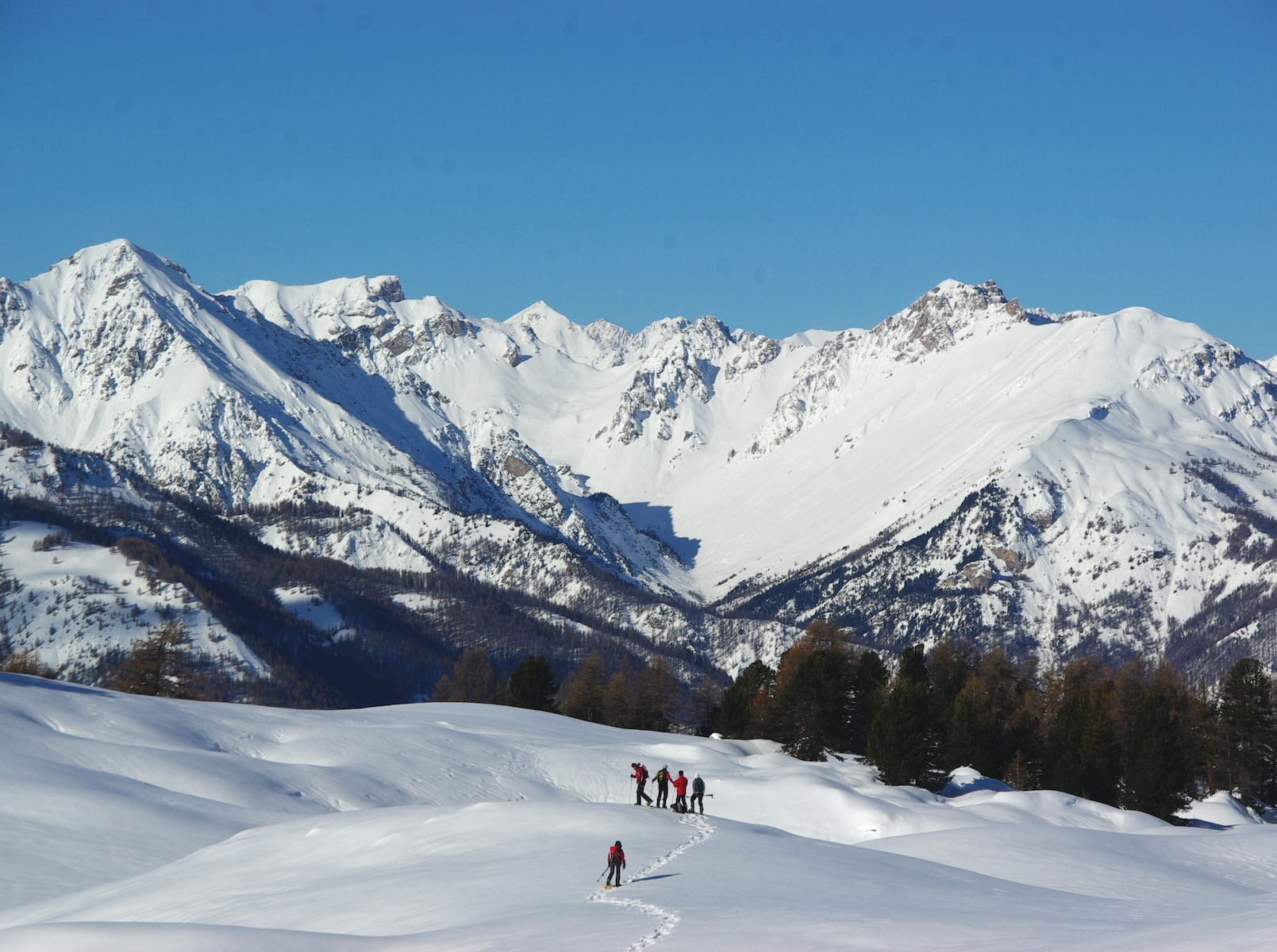fontantie hiver neige randonnee raquettes