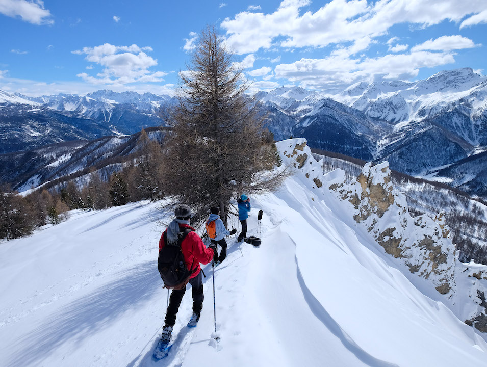 randonnee et refuge en hiver