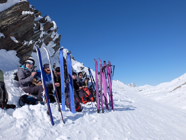 ski nordique peau de phoque baton montagne - La haute route de la Durance à l'Ubaye